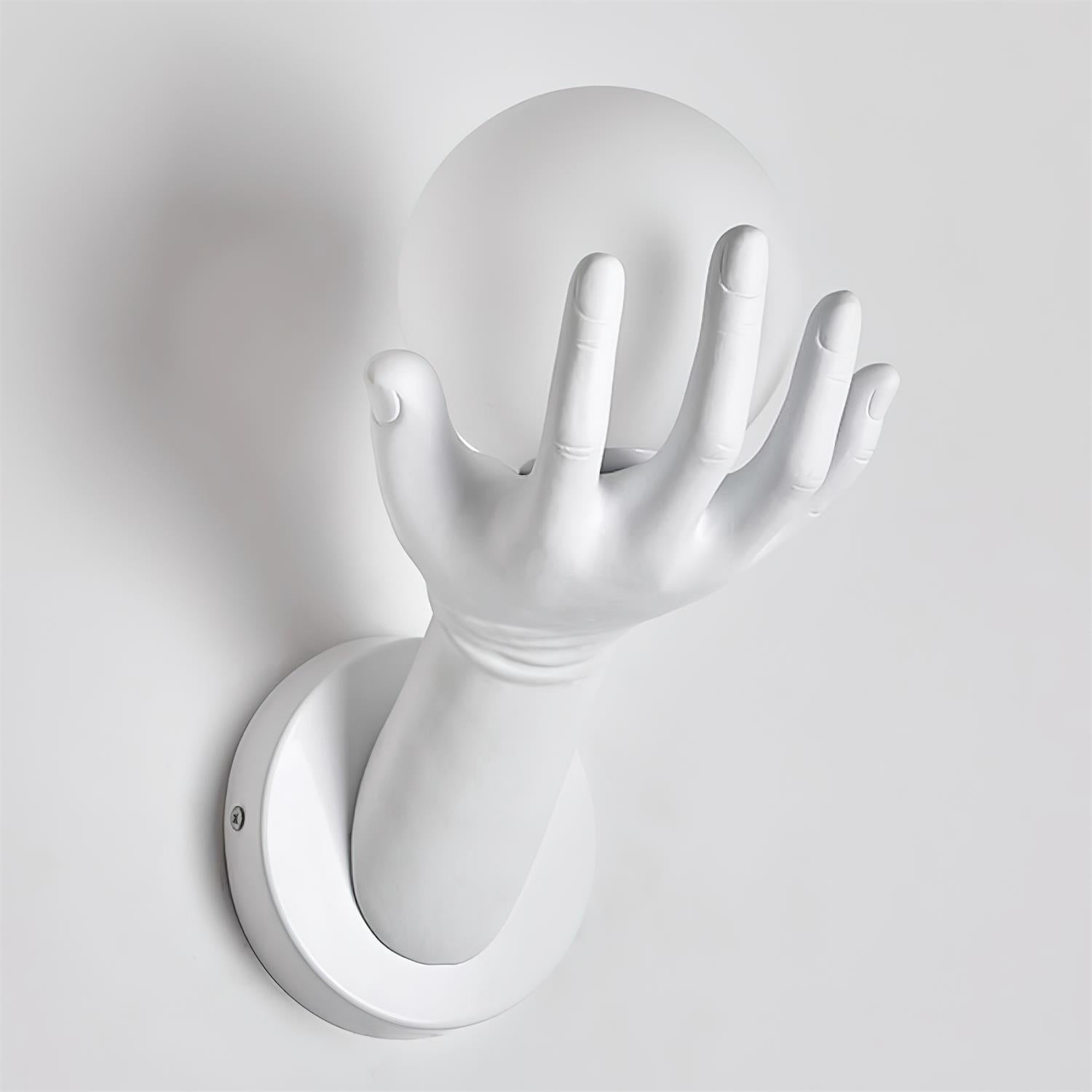 Aura Applique Murale Forme Main Bois - Neutralighting