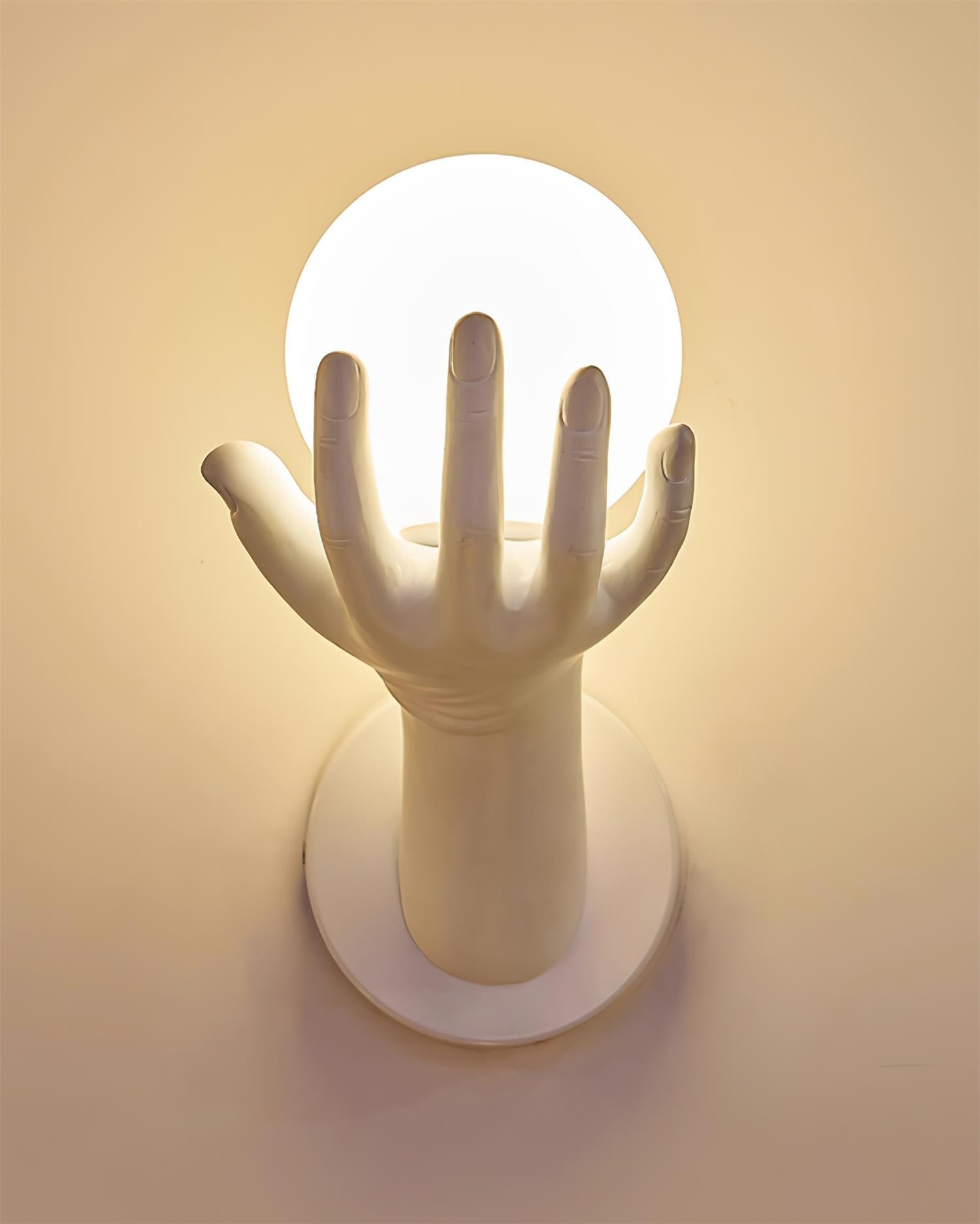 Aura Applique Murale Forme Main Bois - Neutralighting