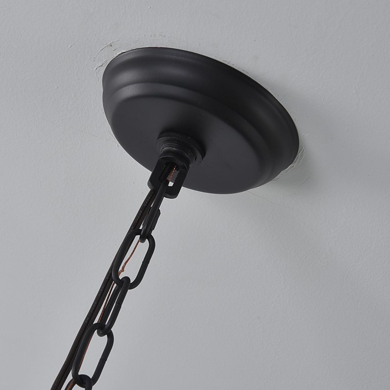 Ephaos Chandelier Métal Bois Industriel Vintage - Neutralighting