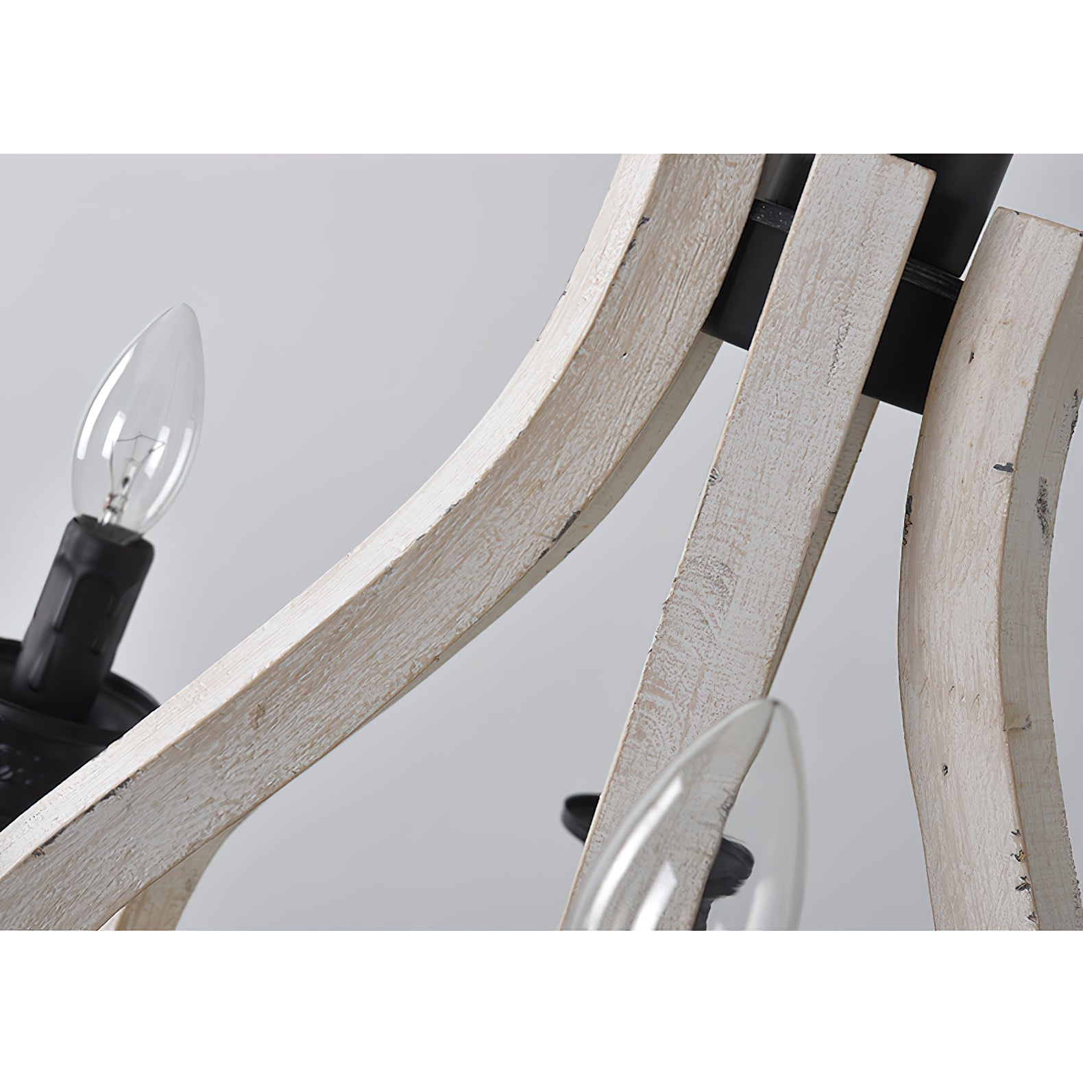 Ephaos Chandelier Métal Bois Industriel Vintage - Neutralighting