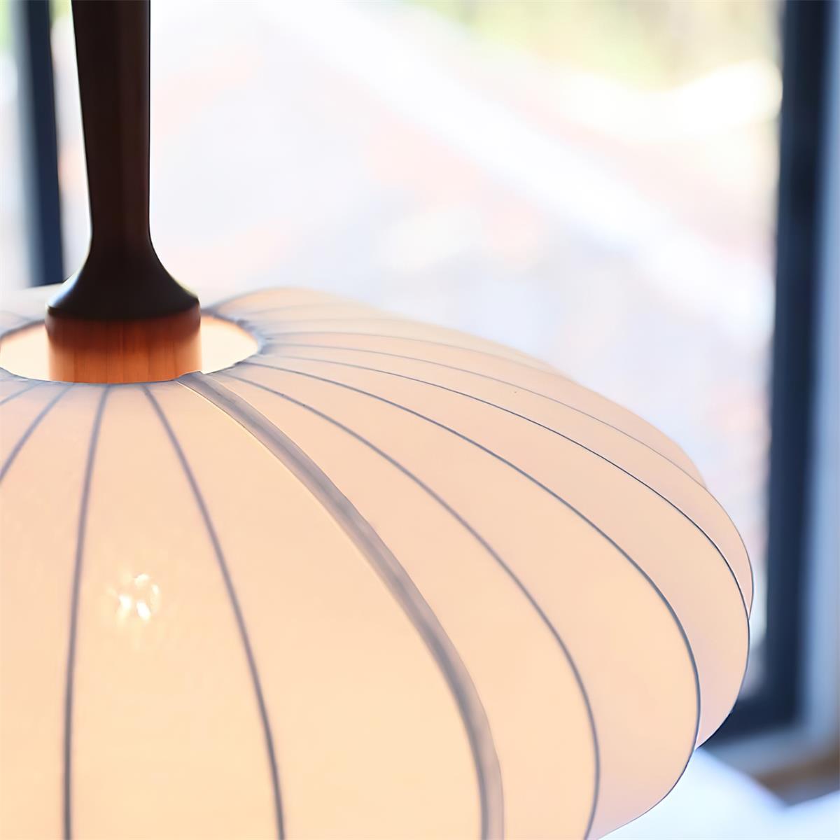 Hashira Tissu Suspension Ovale Mid Century - Neutralighting