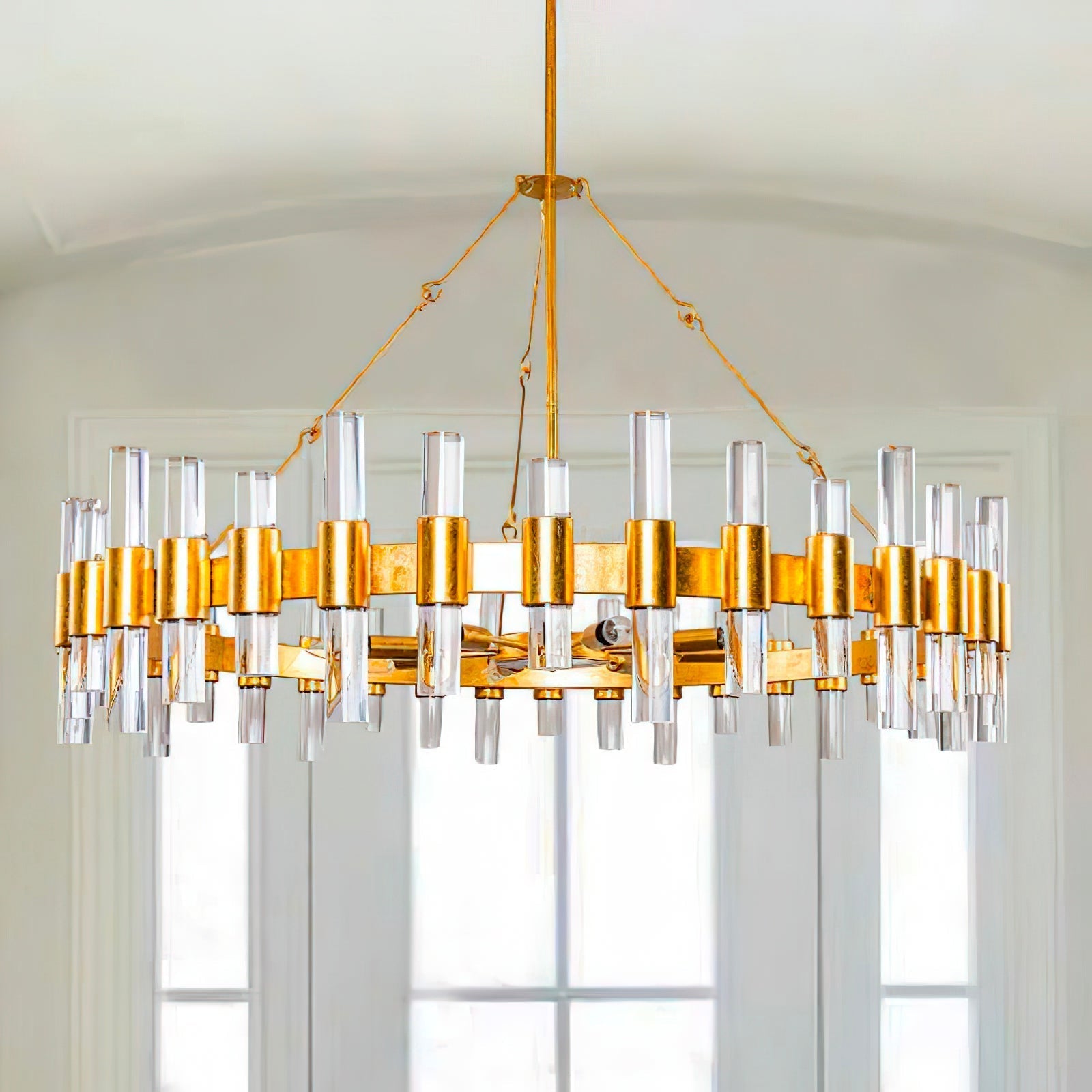Ellorel Lustre Postmoderne De Luxe Métal Acrylique - Neutralighting