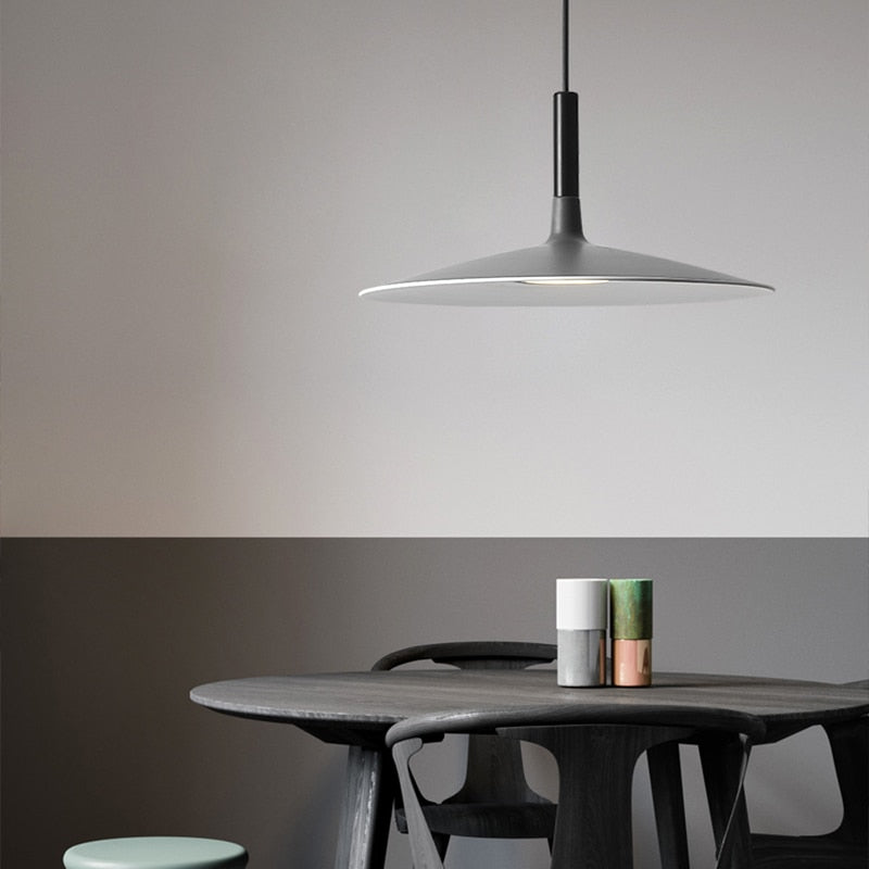 Rava Suspension Ronde Nordique Blanc/Noir/Gris Claire/Armée Verte - Neutralighting