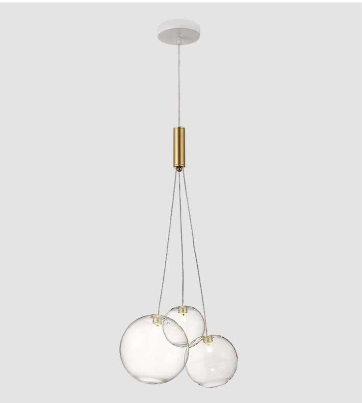 Valentina Suspension Bubble Moderne Métal/Verre Transparent/Étoilé Salon - Neutralighting