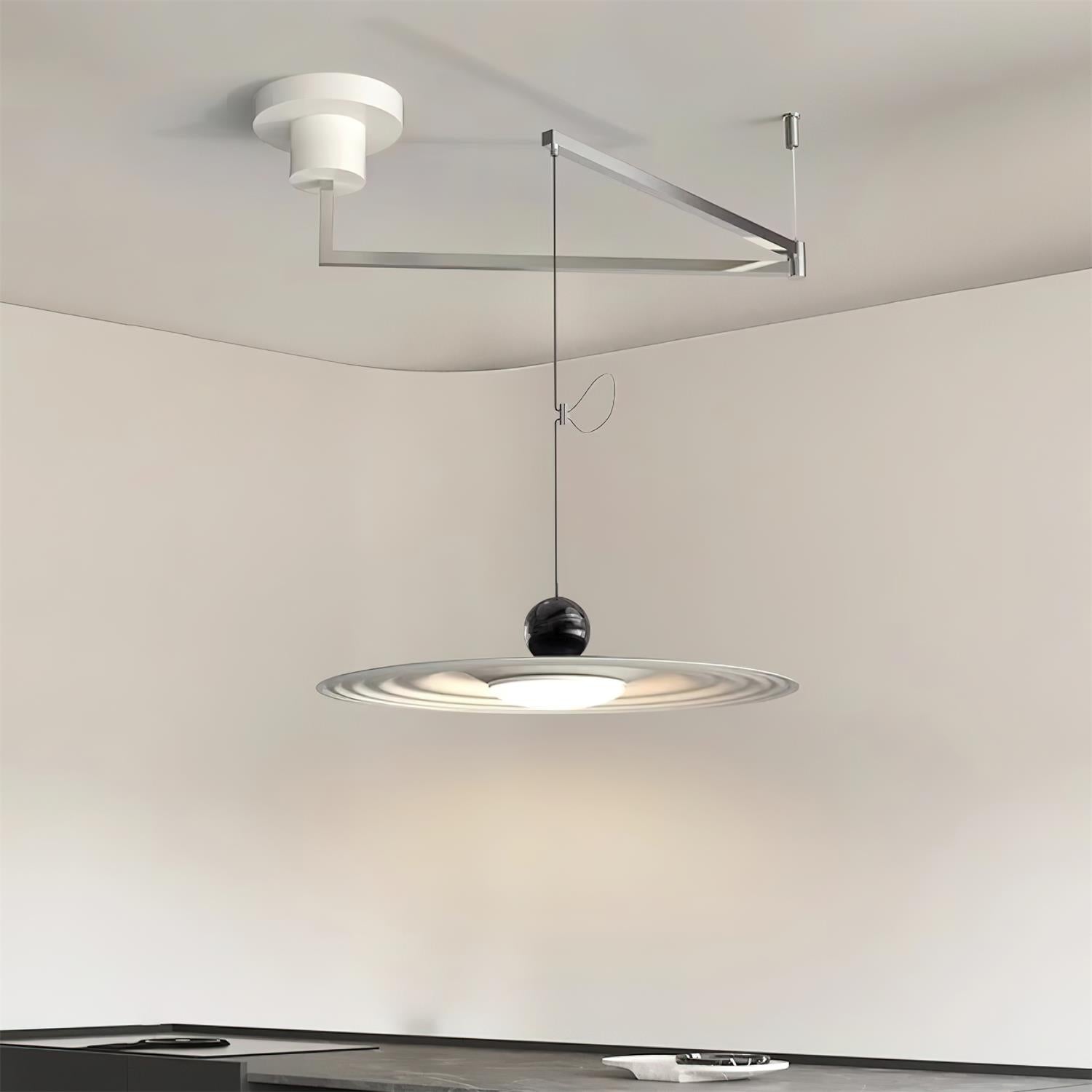 Helios Balançoire Suspension Réglable Sculptural Minimaliste - Neutralighting