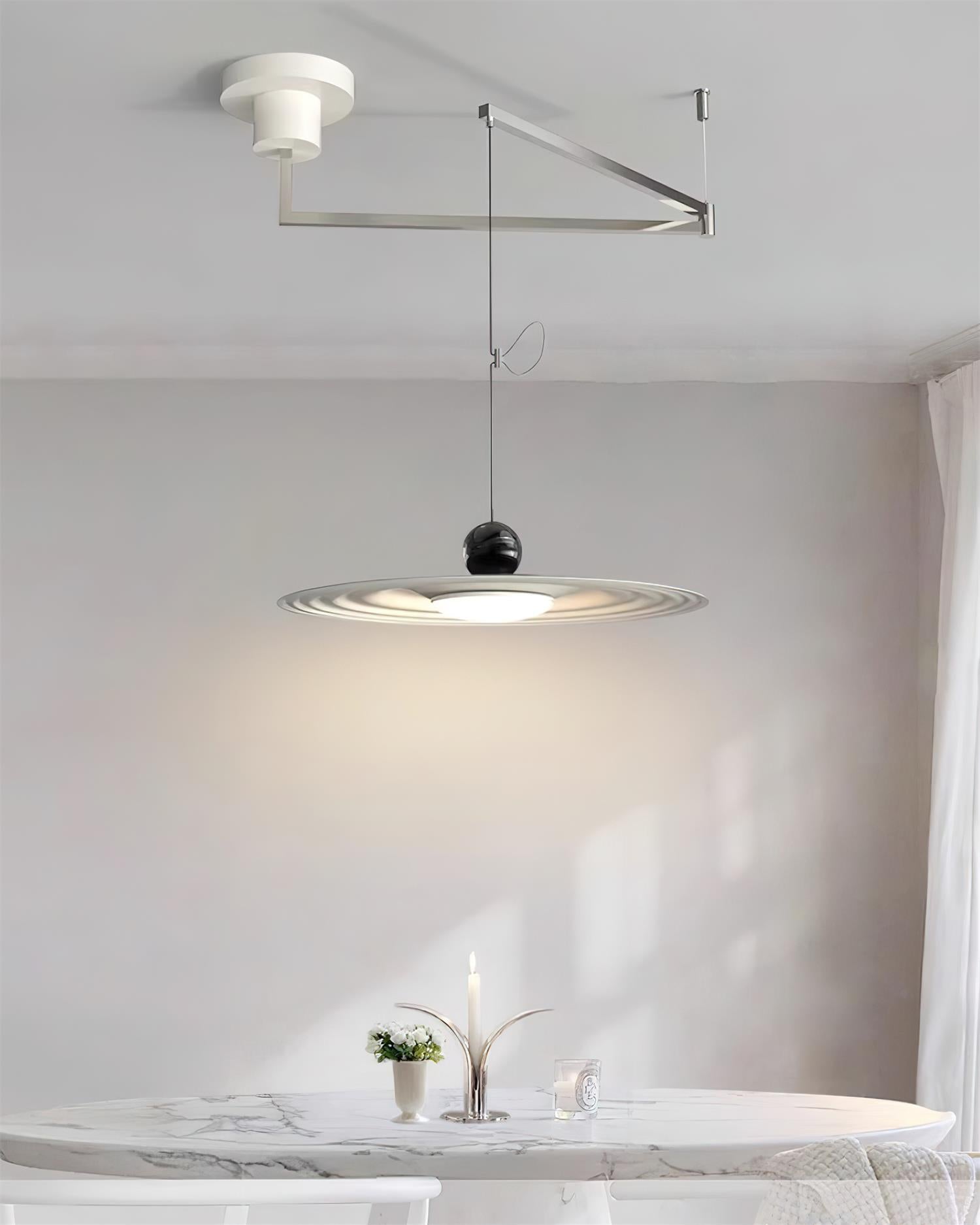 Helios Balançoire Suspension Réglable Sculptural Minimaliste - Neutralighting