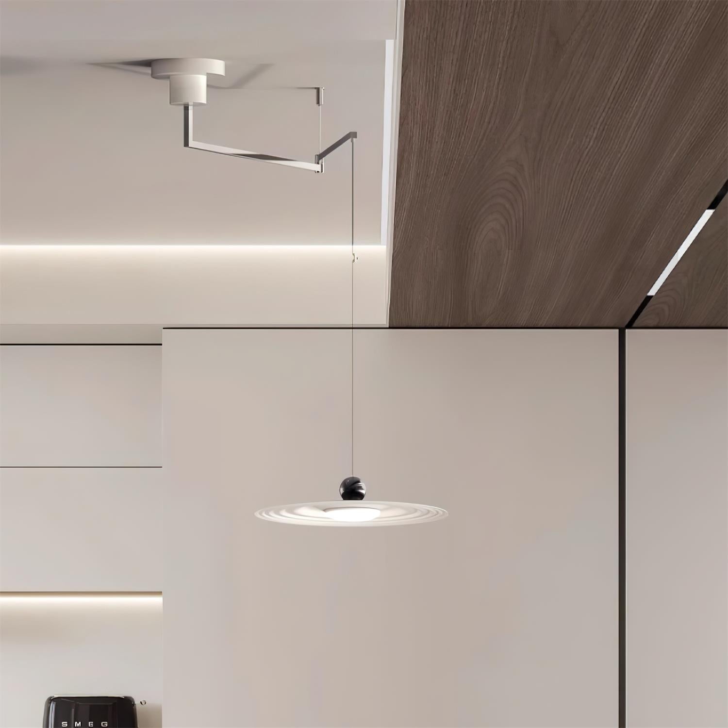 Helios Balançoire Suspension Réglable Sculptural Minimaliste - Neutralighting