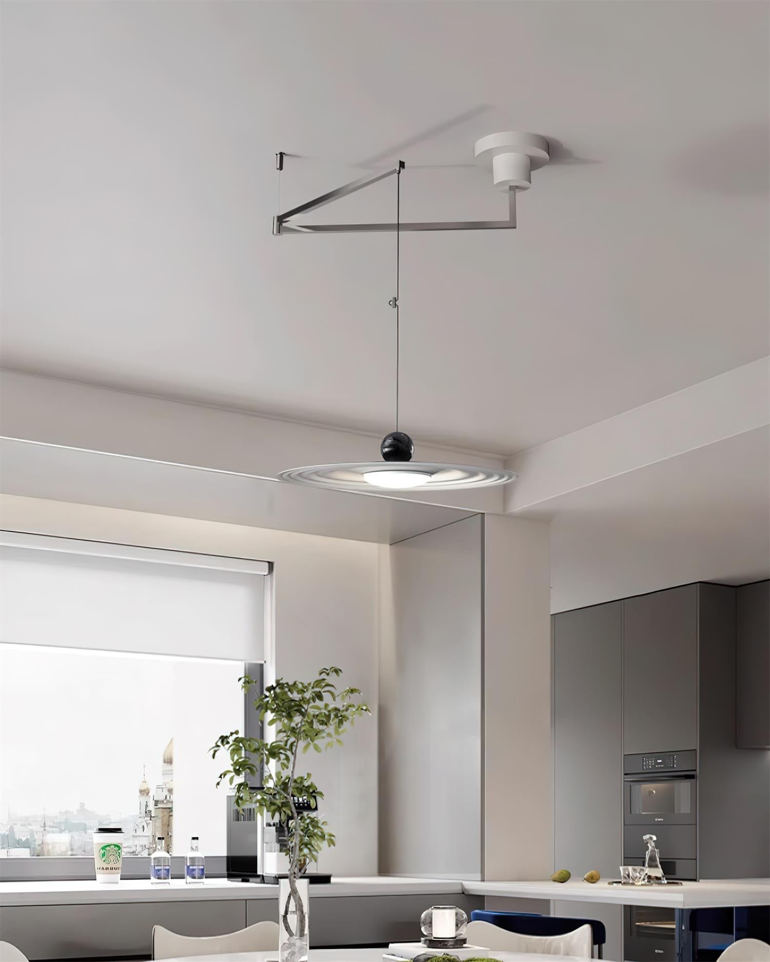 Helios Balançoire Suspension Réglable Sculptural Minimaliste - Neutralighting