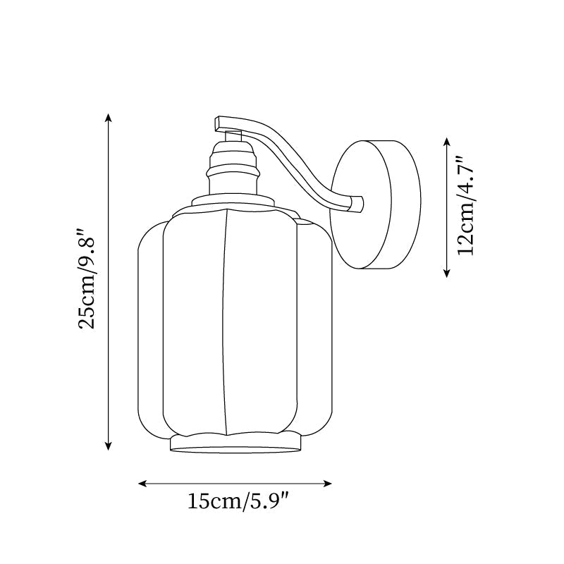 Henry Applique Murale à Brancher Laiton Courbé Verre Dépoli - Neutralighting