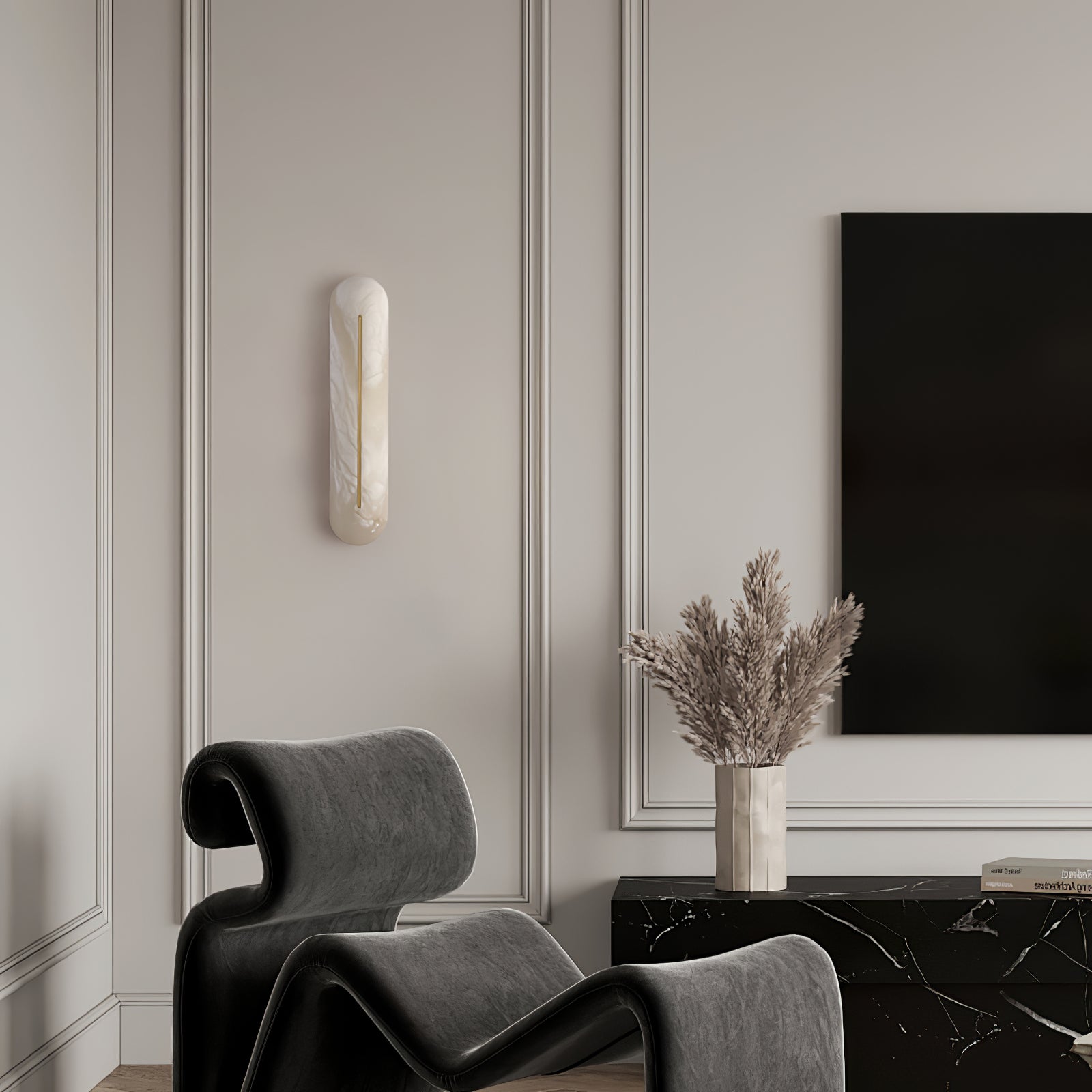 Armaryra Applique Murale Oblongue en Albâtre - Neutralighting