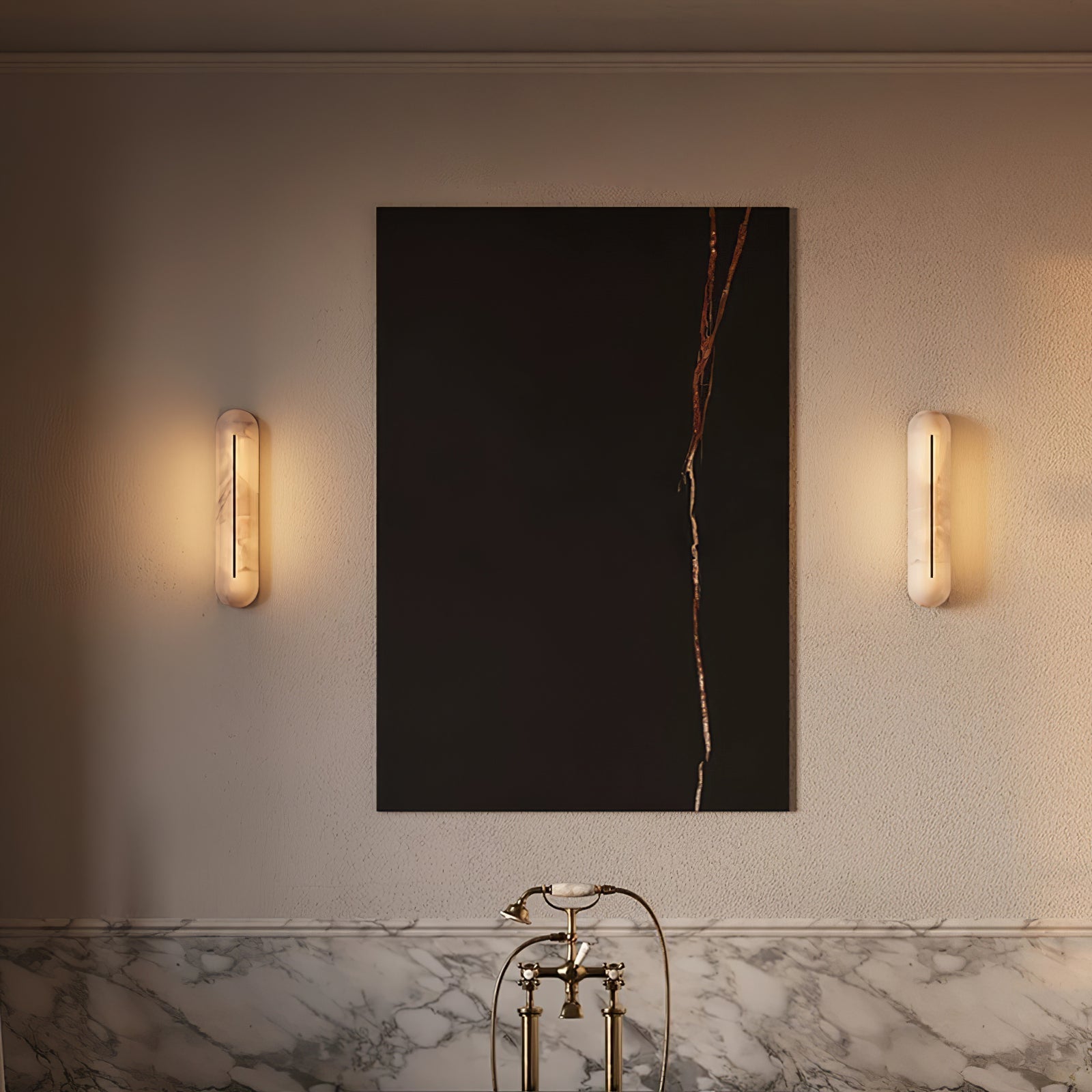 Armaryra Applique Murale Oblongue en Albâtre - Neutralighting