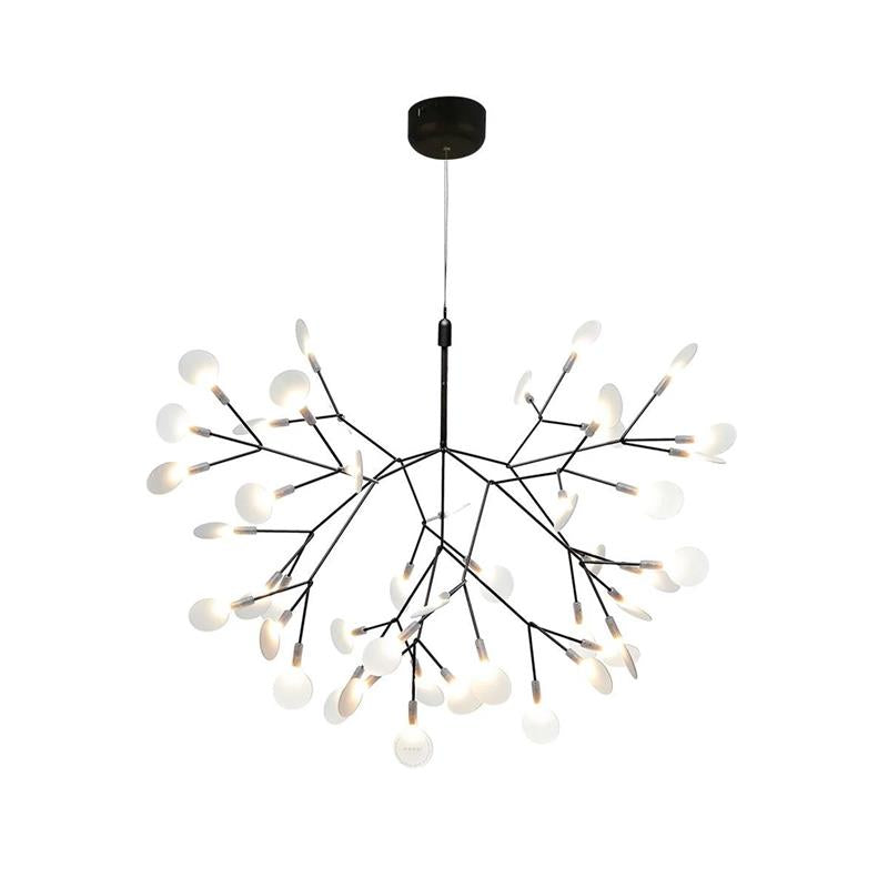 Allirus Postmodern Luxury Metal Acrylic Chandelier - Lamp Copper