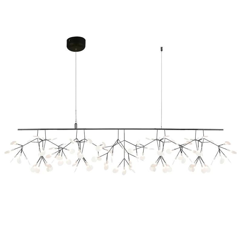 Allirus Postmodern Luxury Metal Acrylic Chandelier - Lamp Copper