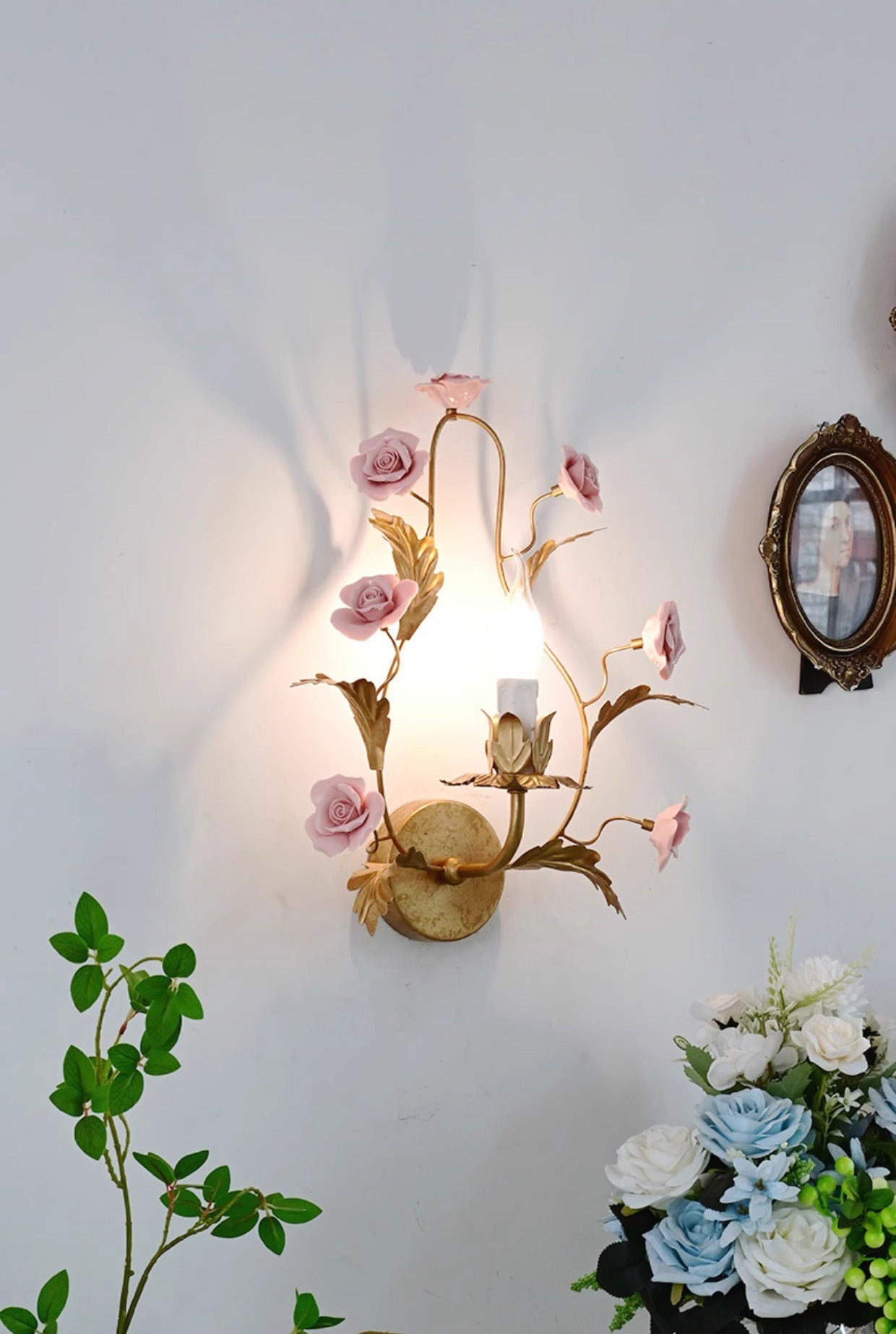 Orvara Applique Murale Créativité Céramique Florale - Neutralighting