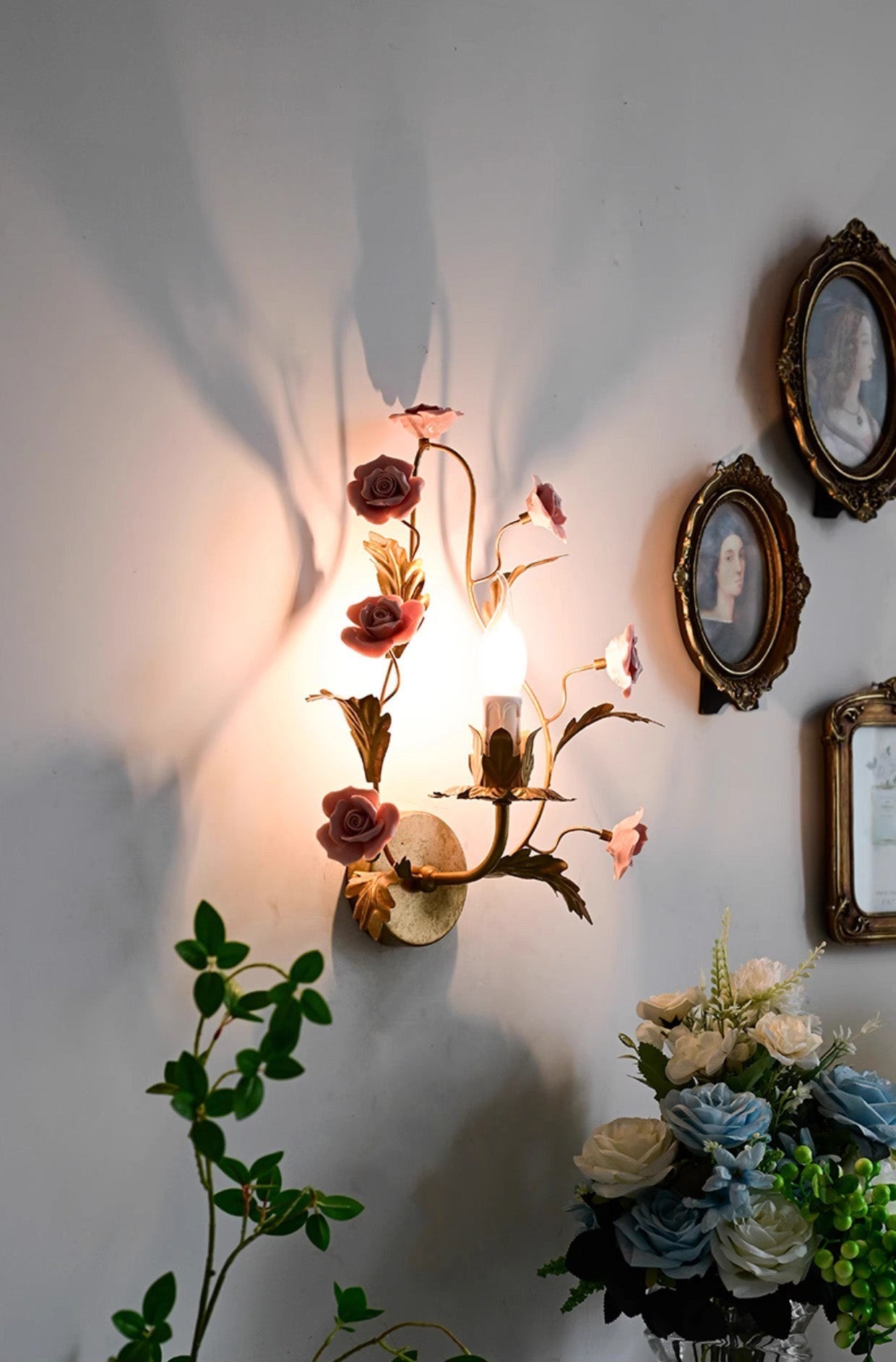 Orvara Applique Murale Créativité Céramique Florale - Neutralighting