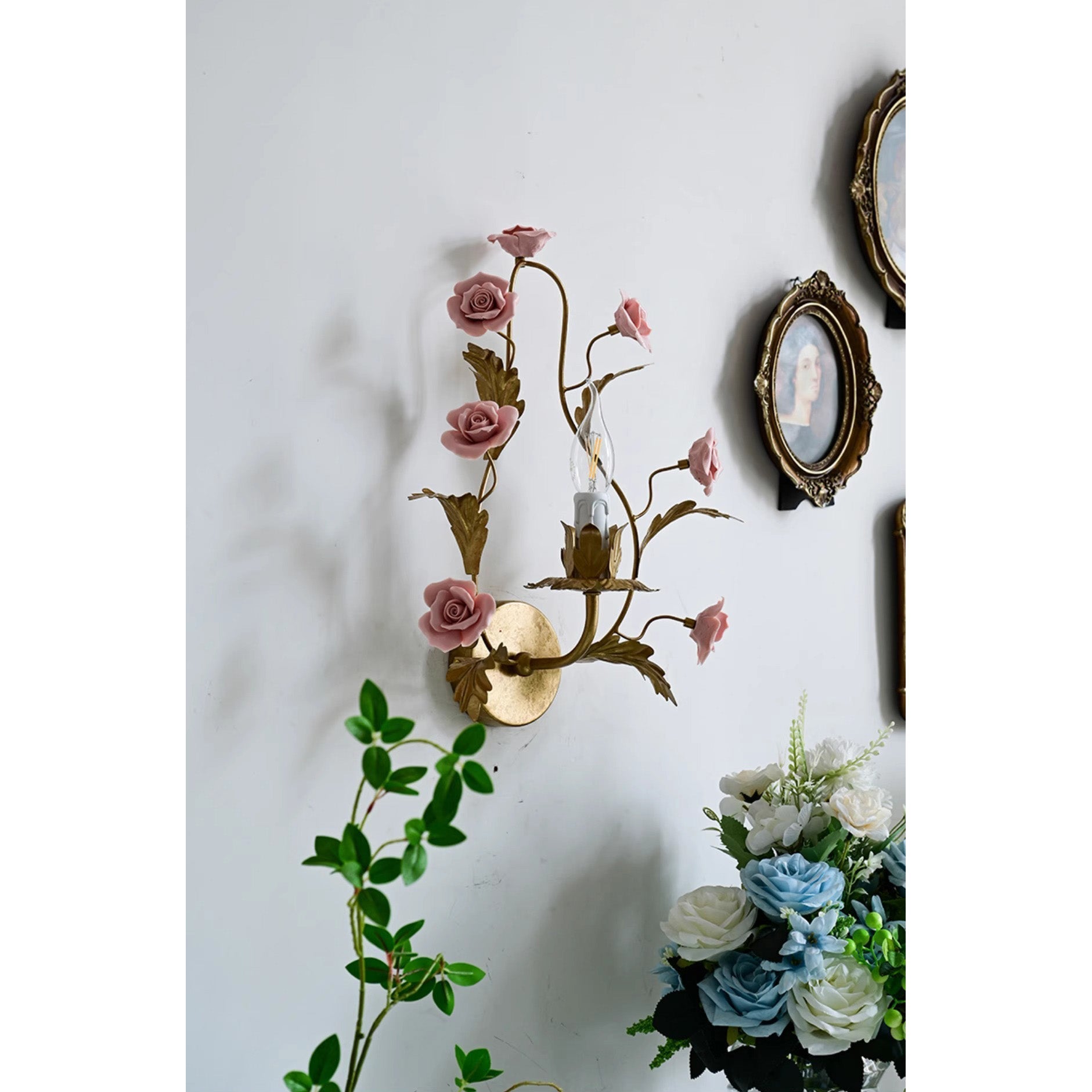 Orvara Applique Murale Créativité Céramique Florale - Neutralighting