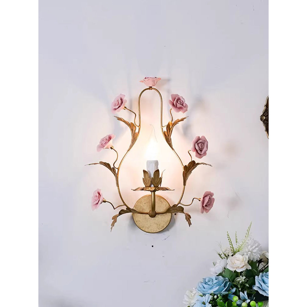 Orvara Applique Murale Créativité Céramique Florale - Neutralighting