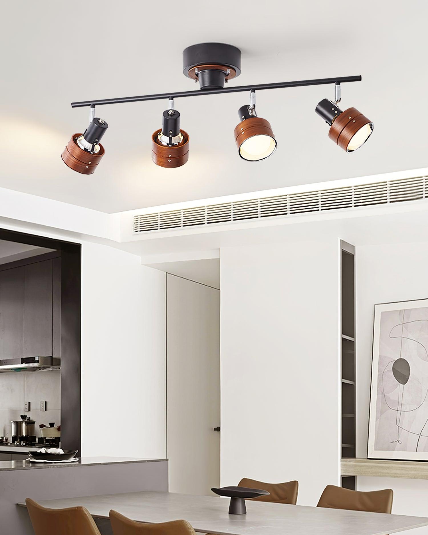 Daven Lustra Projecteur Rail 4-Lumières Ajustable - Neutralighting