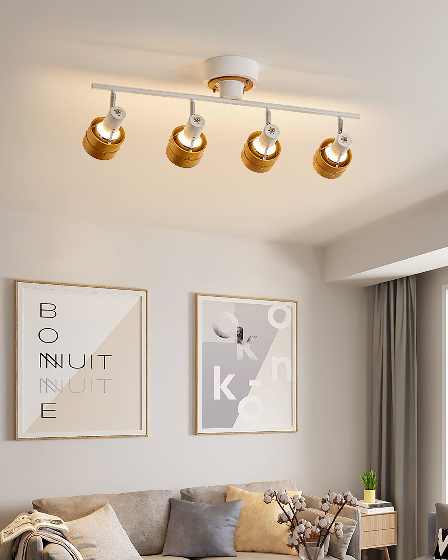 Daven Lustra Projecteur Rail 4-Lumières Ajustable - Neutralighting