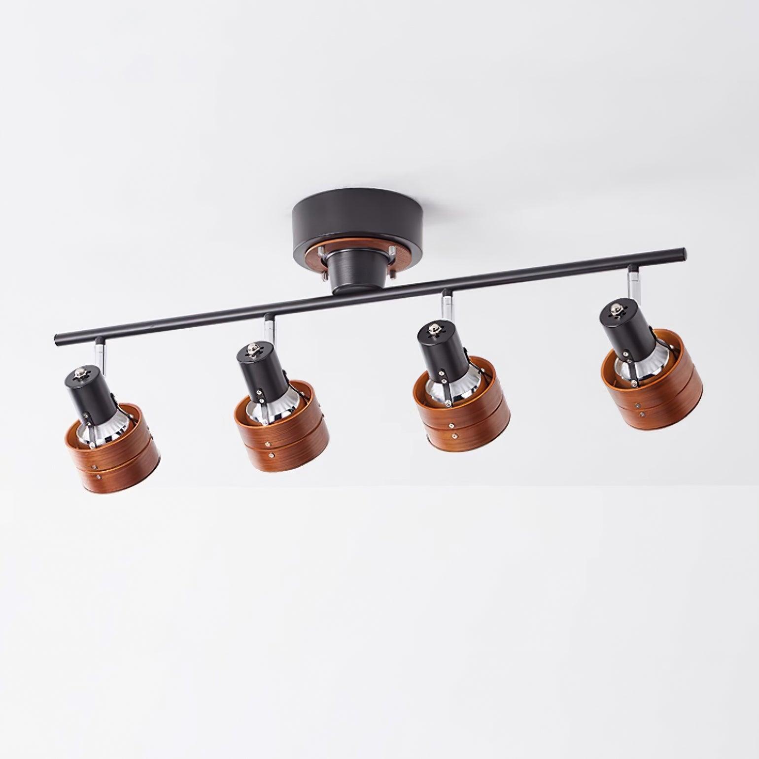 Daven Lustra Projecteur Rail 4-Lumières Ajustable - Neutralighting