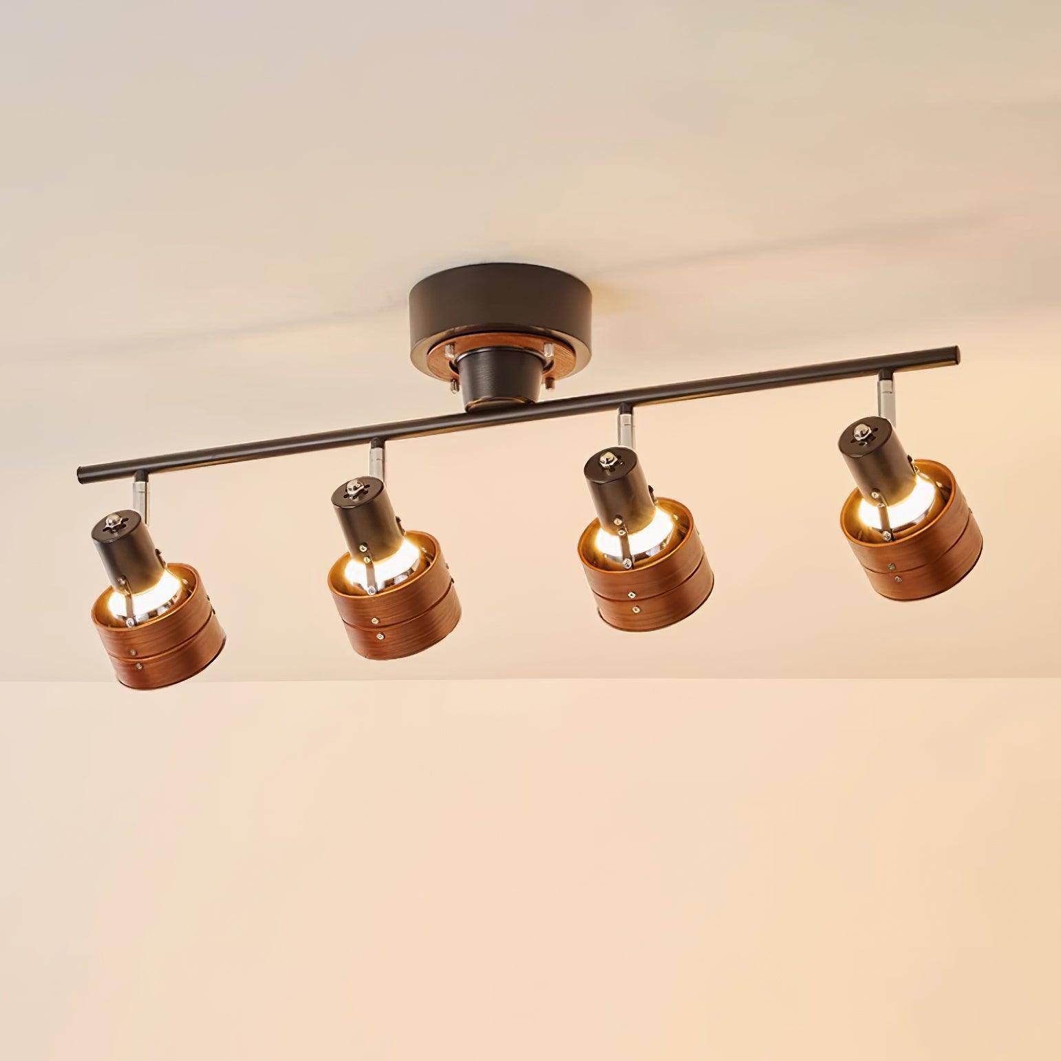Daven Lustra Projecteur Rail 4-Lumières Ajustable - Neutralighting