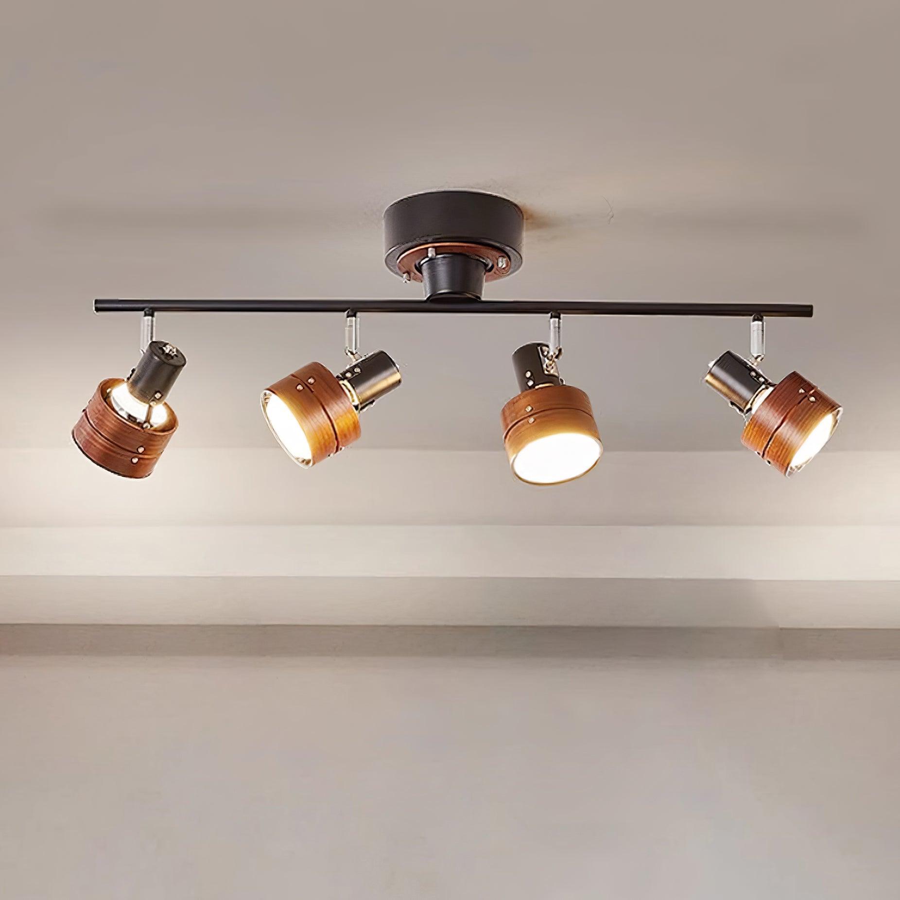 Daven Lustra Projecteur Rail 4-Lumières Ajustable - Neutralighting