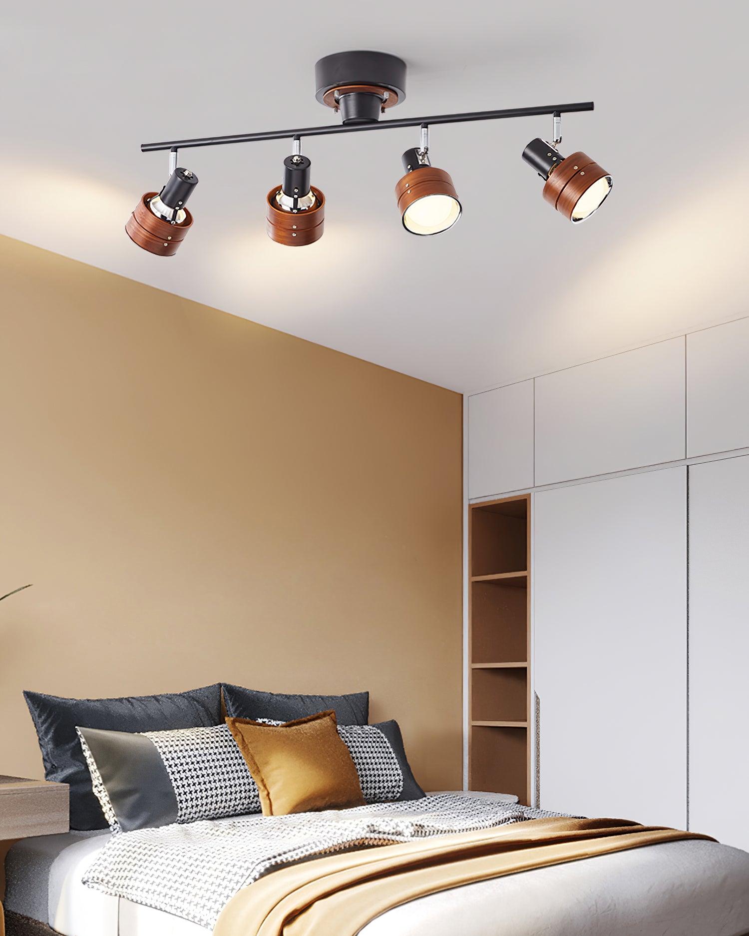 Daven Lustra Projecteur Rail 4-Lumières Ajustable - Neutralighting