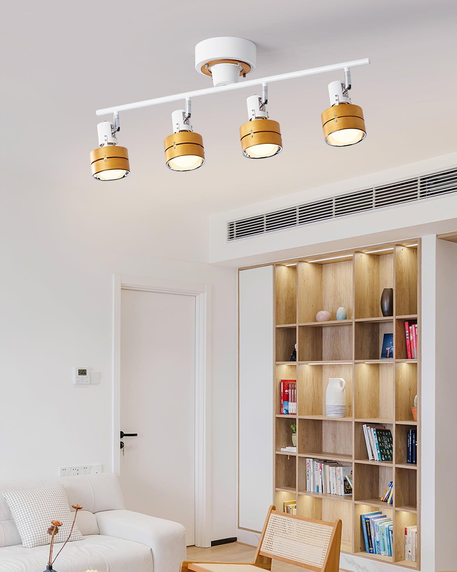 Daven Lustra Projecteur Rail 4-Lumières Ajustable - Neutralighting