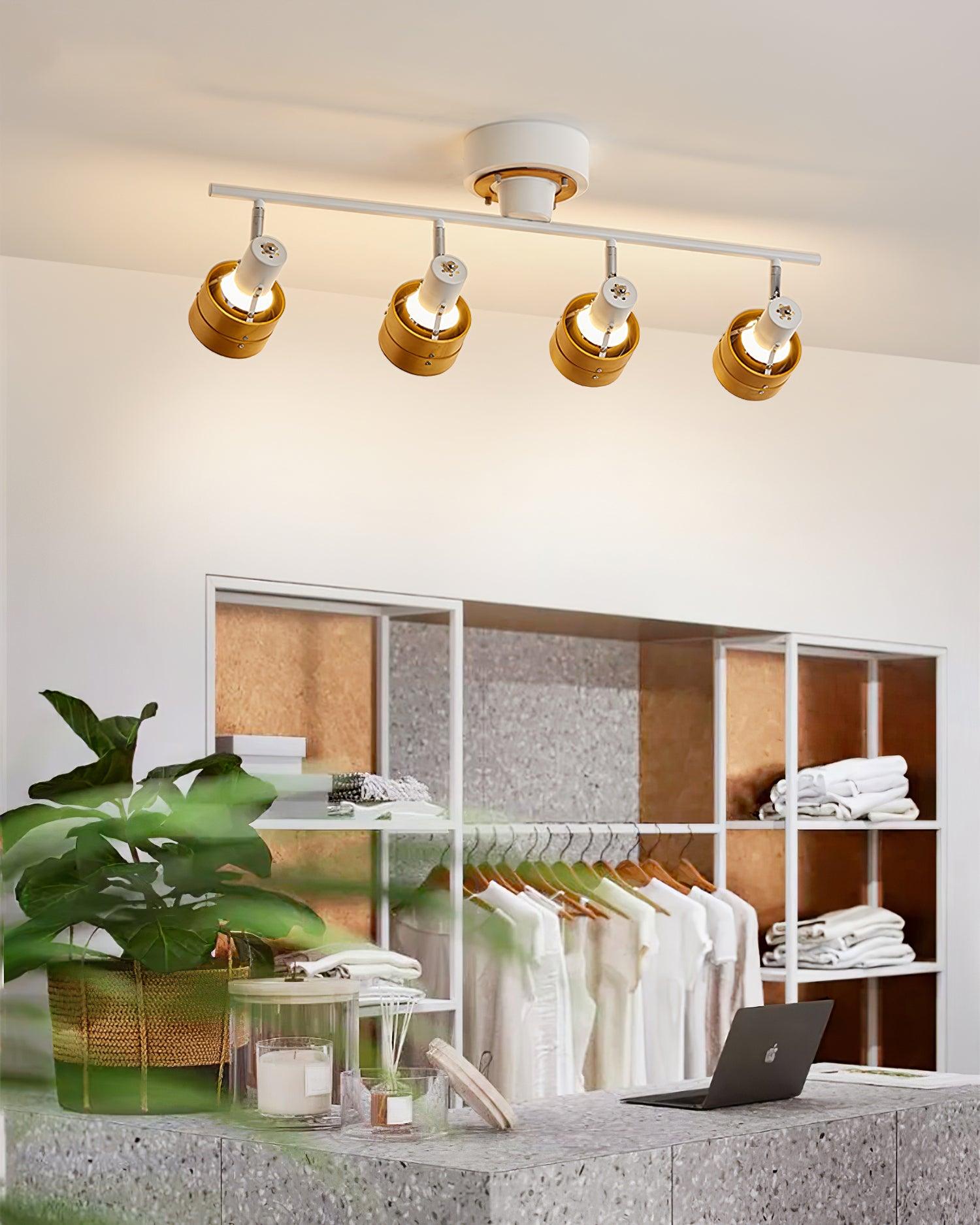 Daven Lustra Projecteur Rail 4-Lumières Ajustable - Neutralighting