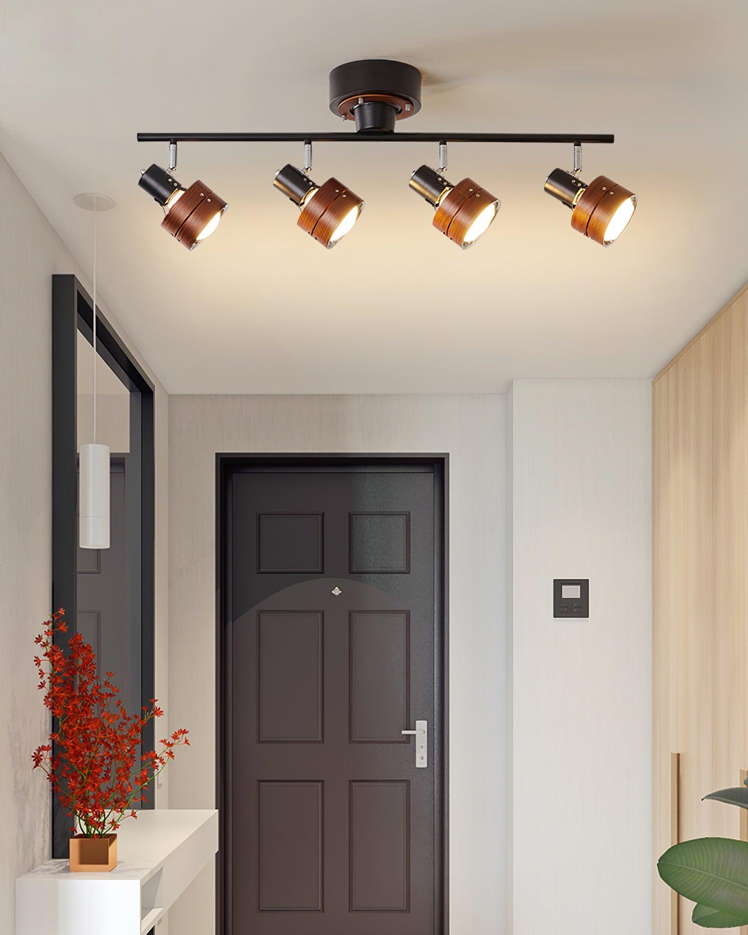 Daven Lustra Projecteur Rail 4-Lumières Ajustable - Neutralighting