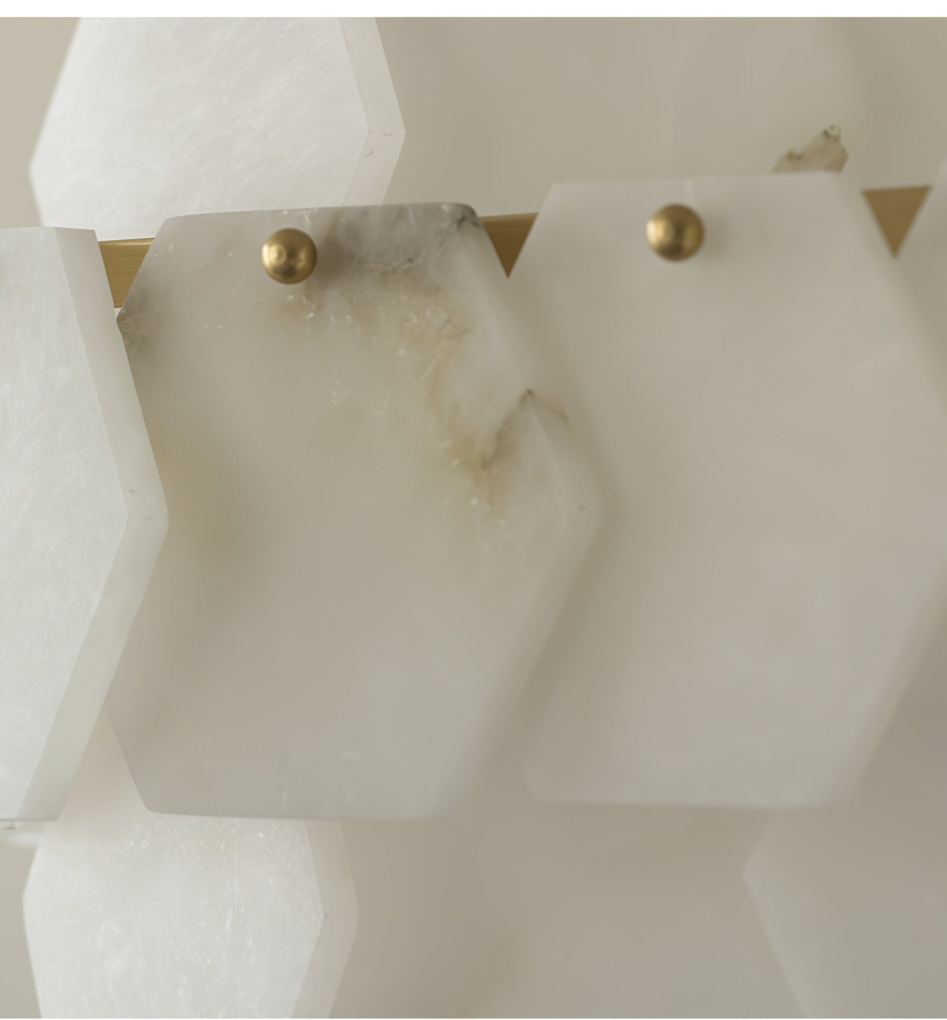 Evenaris Chandelier en Albâtre en Forme de Nid d'Abeille - Neutralighting