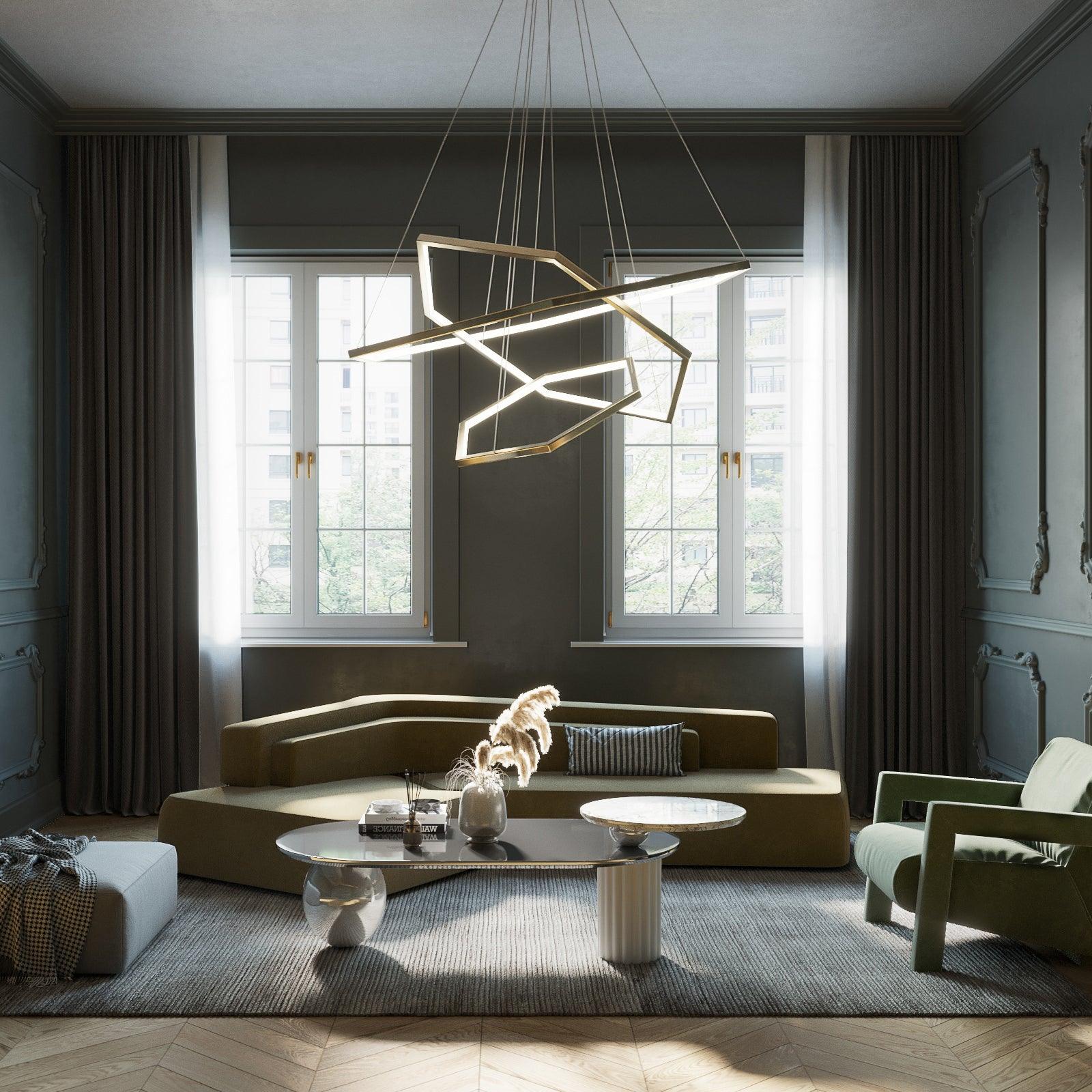 Ilira Lustre Moderne Minimaliste Métal Acrylique - Neutralighting