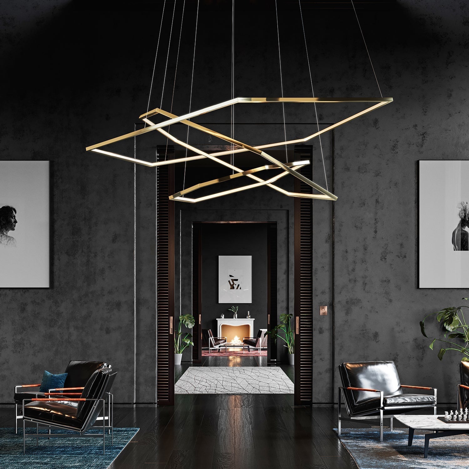 Ilira Lustre Moderne Minimaliste Métal Acrylique - Neutralighting