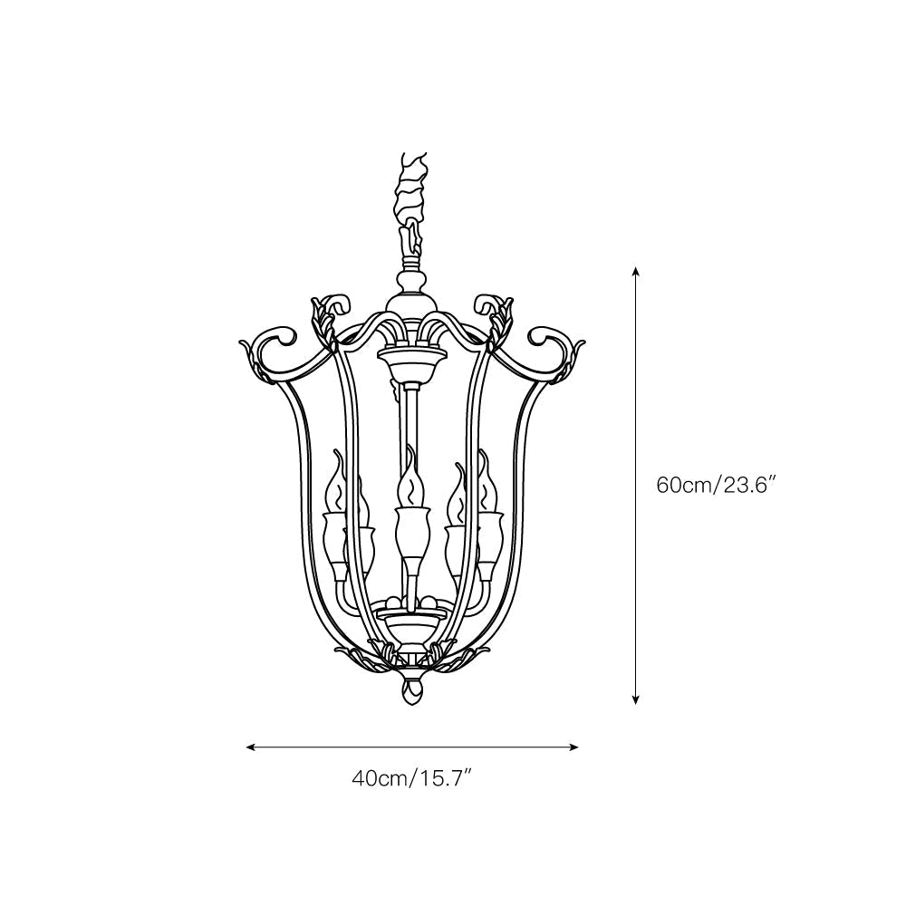 Caloren Suspension Créativité Individuelle Laiton Métal - Neutralighting