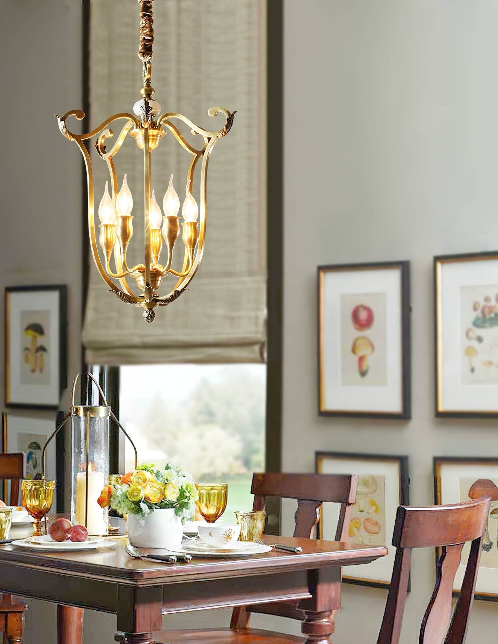Caloren Suspension Créativité Individuelle Laiton Métal - Neutralighting