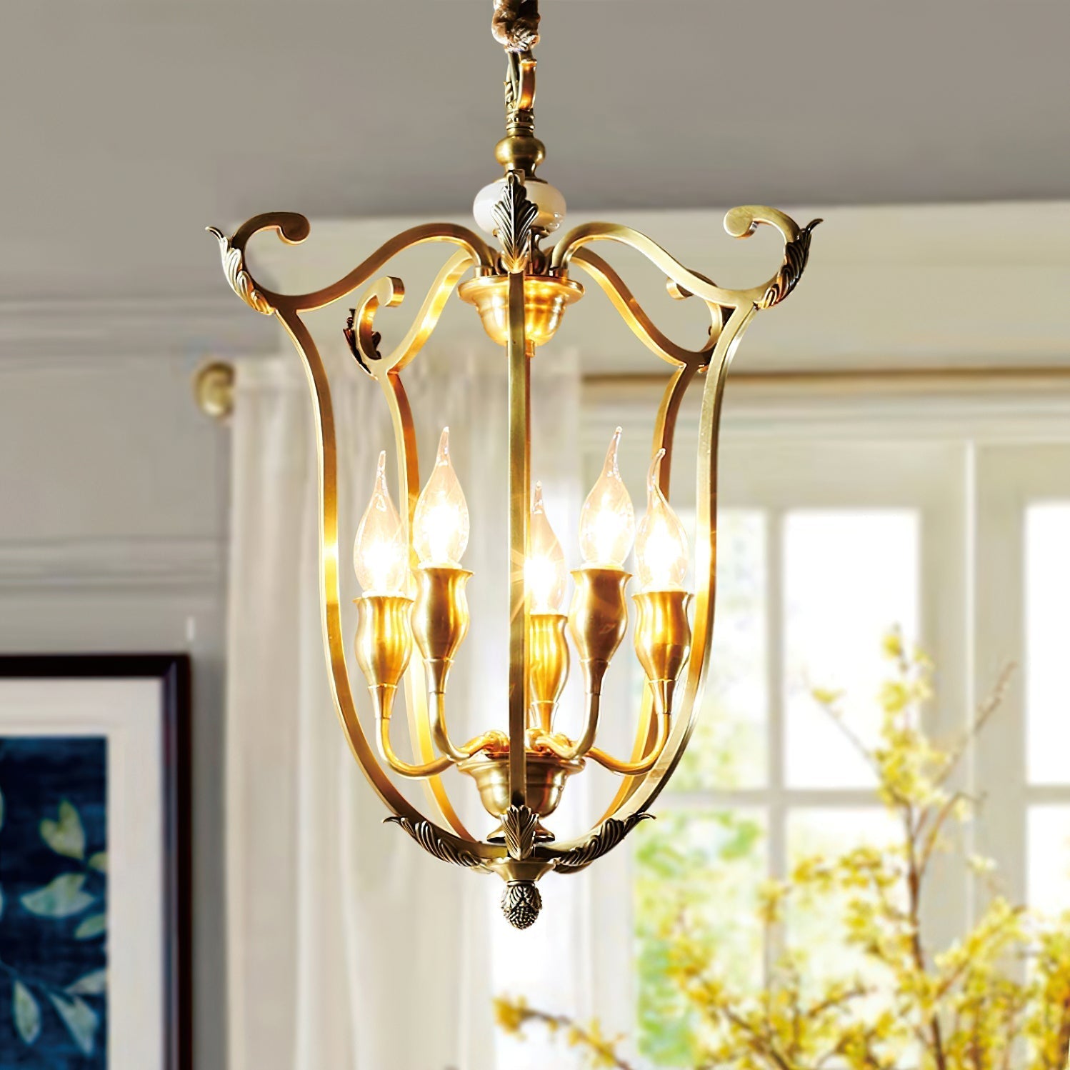 Caloren Suspension Créativité Individuelle Laiton Métal - Neutralighting