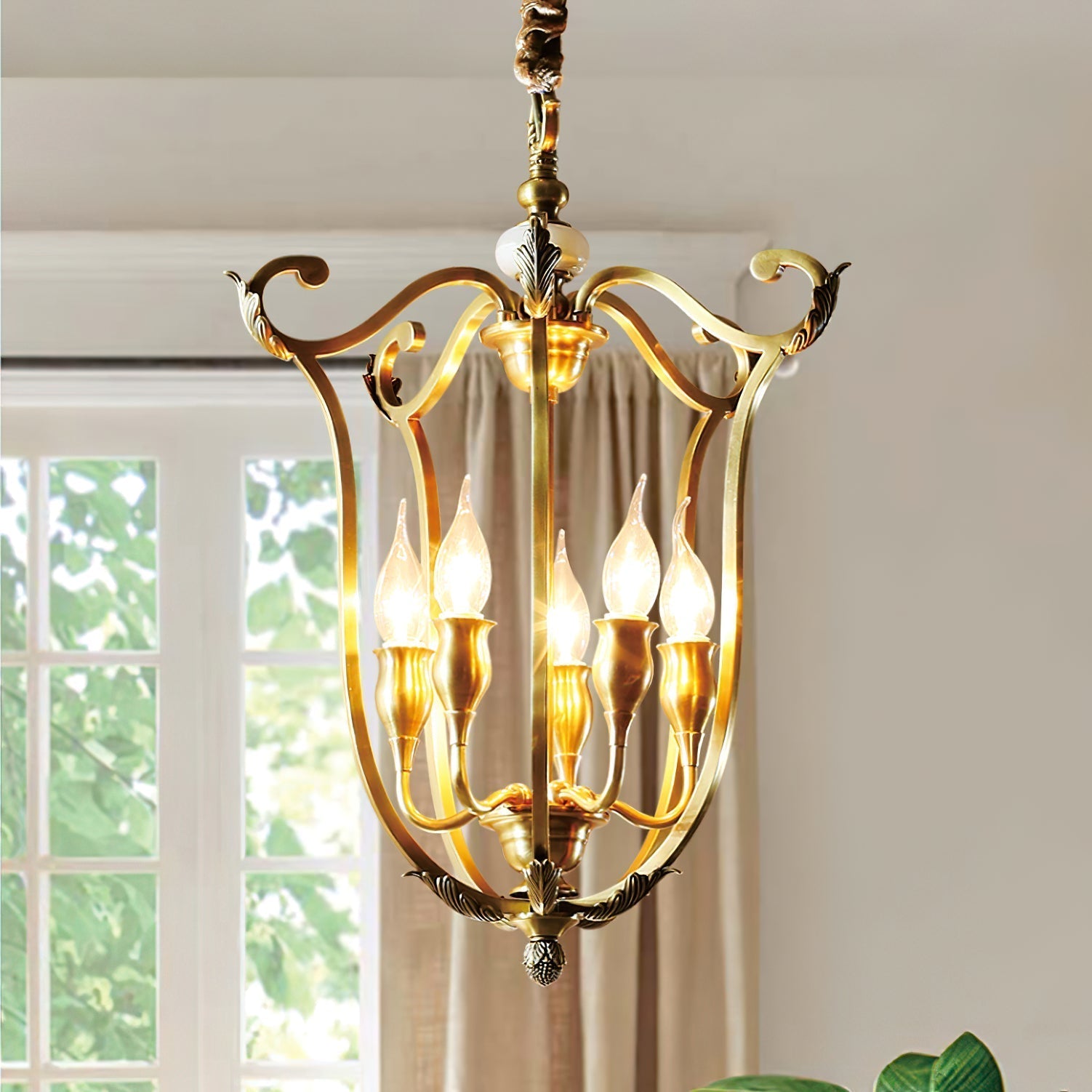 Caloren Suspension Créativité Individuelle Laiton Métal - Neutralighting