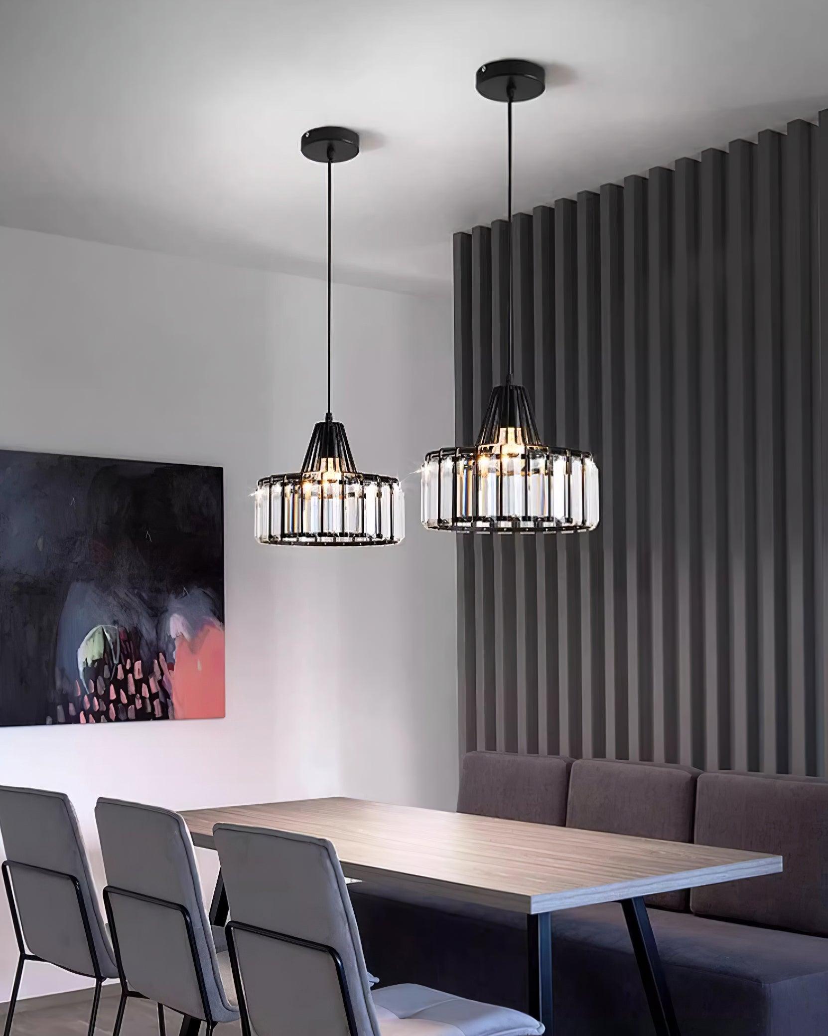 Hinkley Lampe Pendante Cristal Géométrique Moderne - Neutralighting