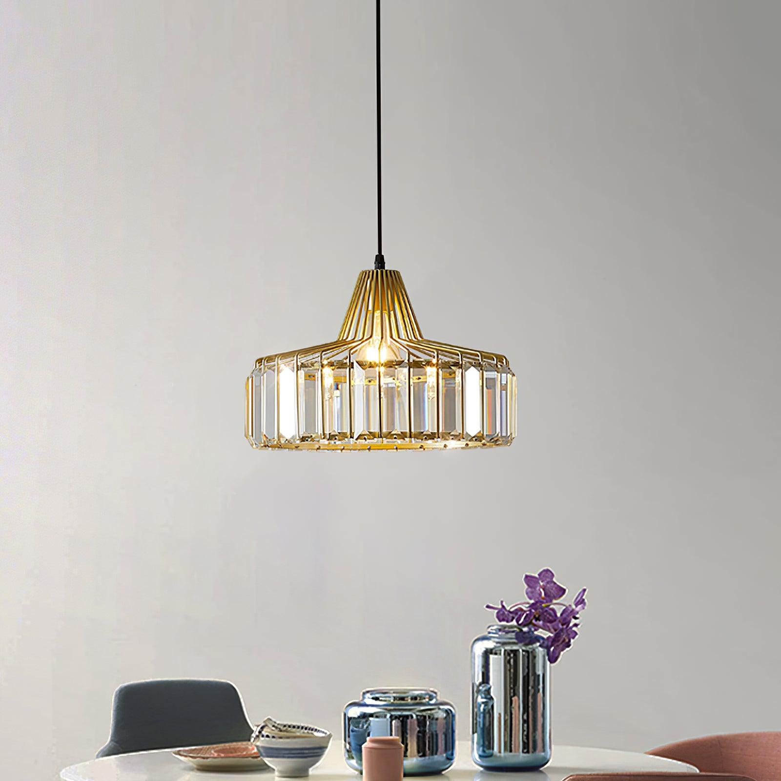 Hinkley Lampe Pendante Cristal Géométrique Moderne - Neutralighting