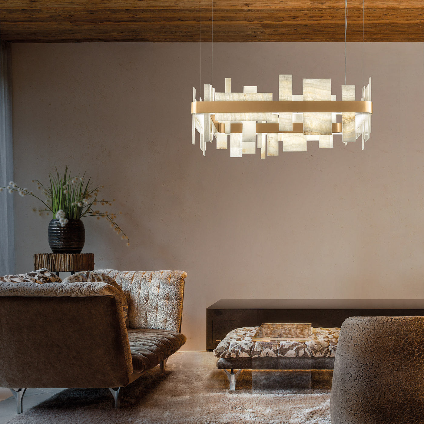 Honice Lustre Métal LED Luxe Postmoderne - Neutralighting