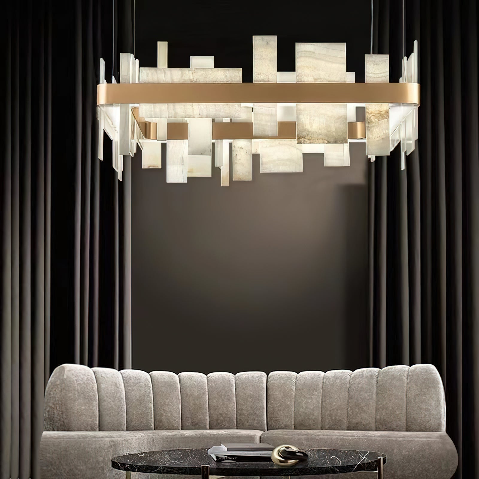 Honice Lustre Métal LED Luxe Postmoderne - Neutralighting