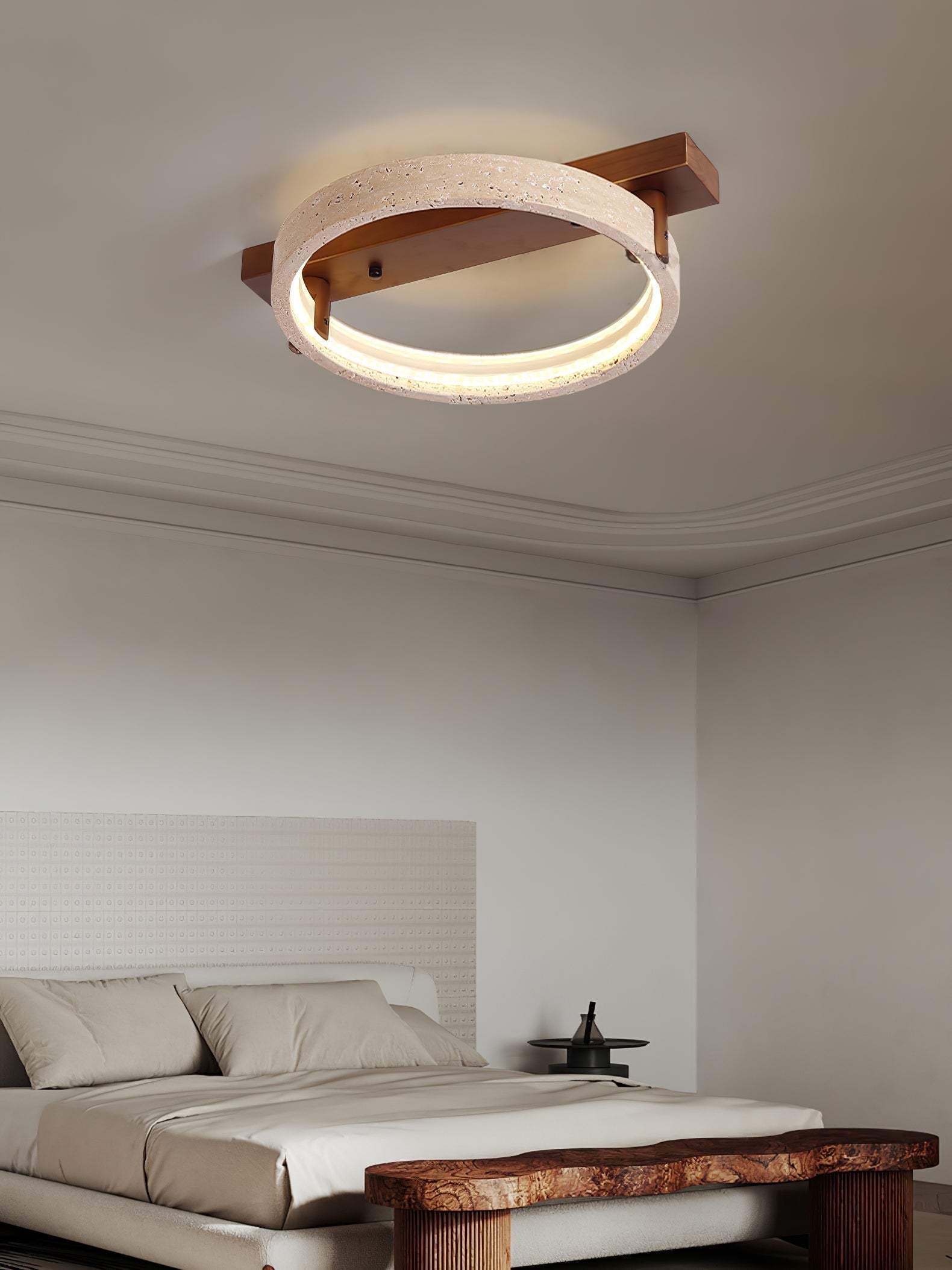 Ivlaeyra Applique Murale en Travertin Anneau - Neutralighting