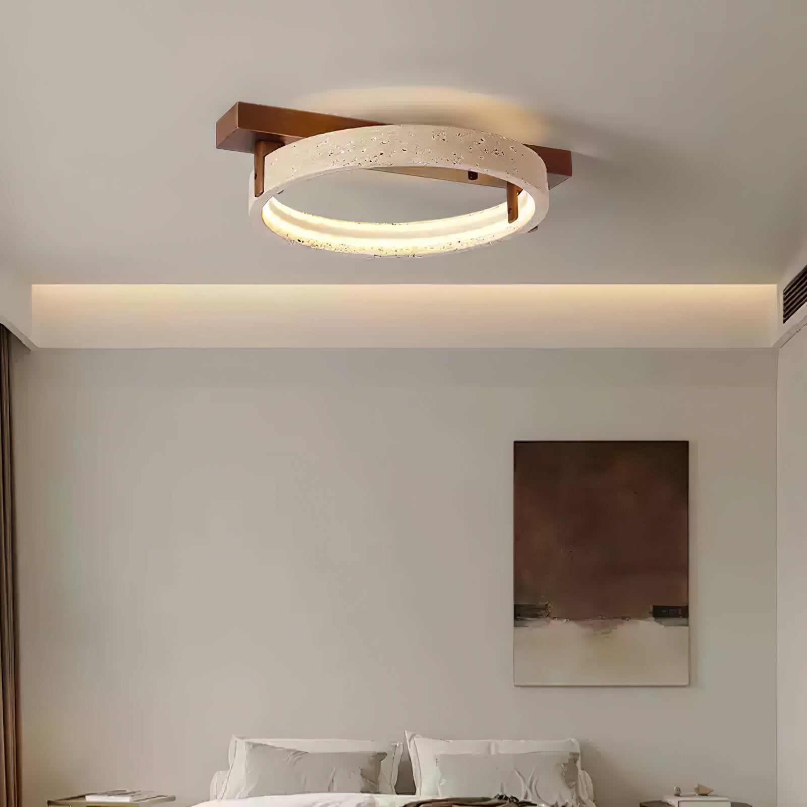Ivlaeyra Applique Murale en Travertin Anneau - Neutralighting