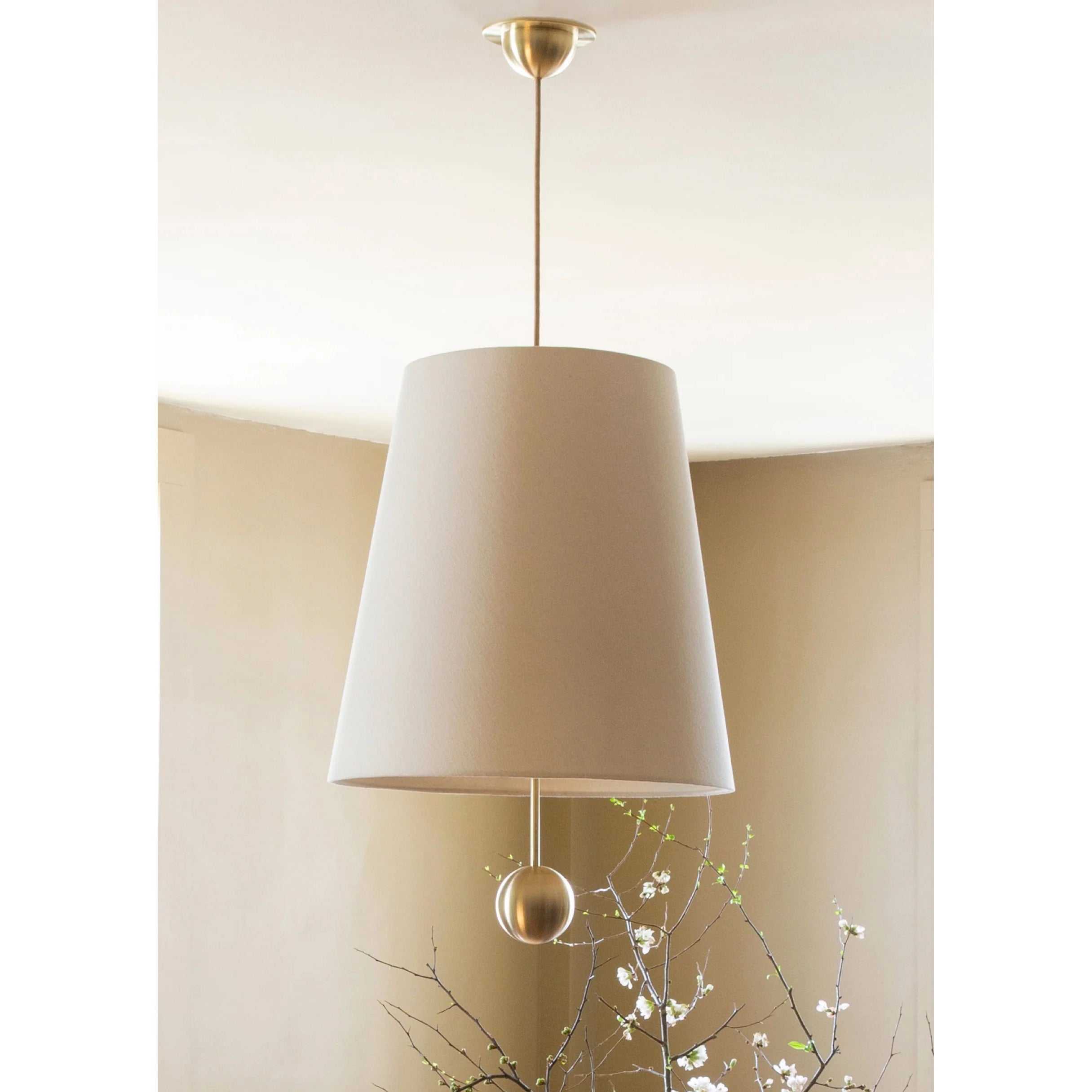 Elphaira Lampe Pendentive Cordon Maison Lin Métal Minimaliste Moderne - Neutralighting