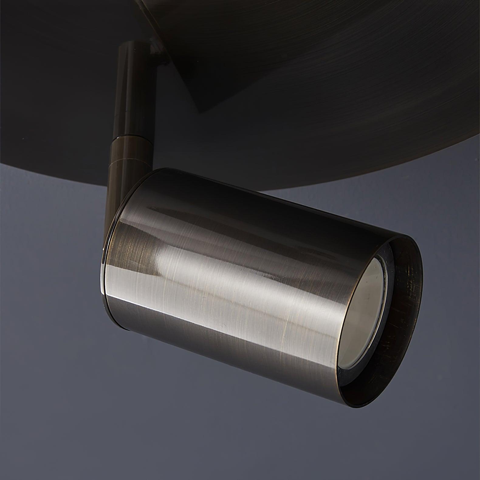 Solara Ceiling Lamp Brass Cylinder Adjustable Contemporary - Neutralighting