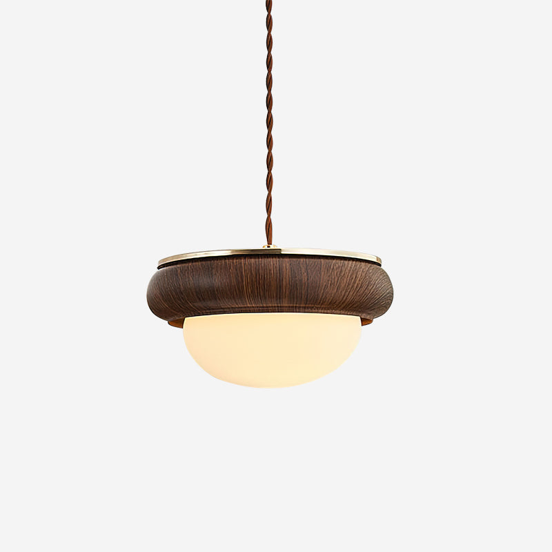Quillon Lampe Suspendue en Anneau de Bois - Neutralighting