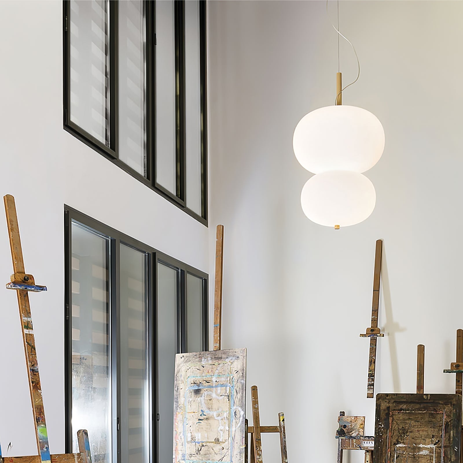 Duality Suspension en Verre Moderne - Neutralighting