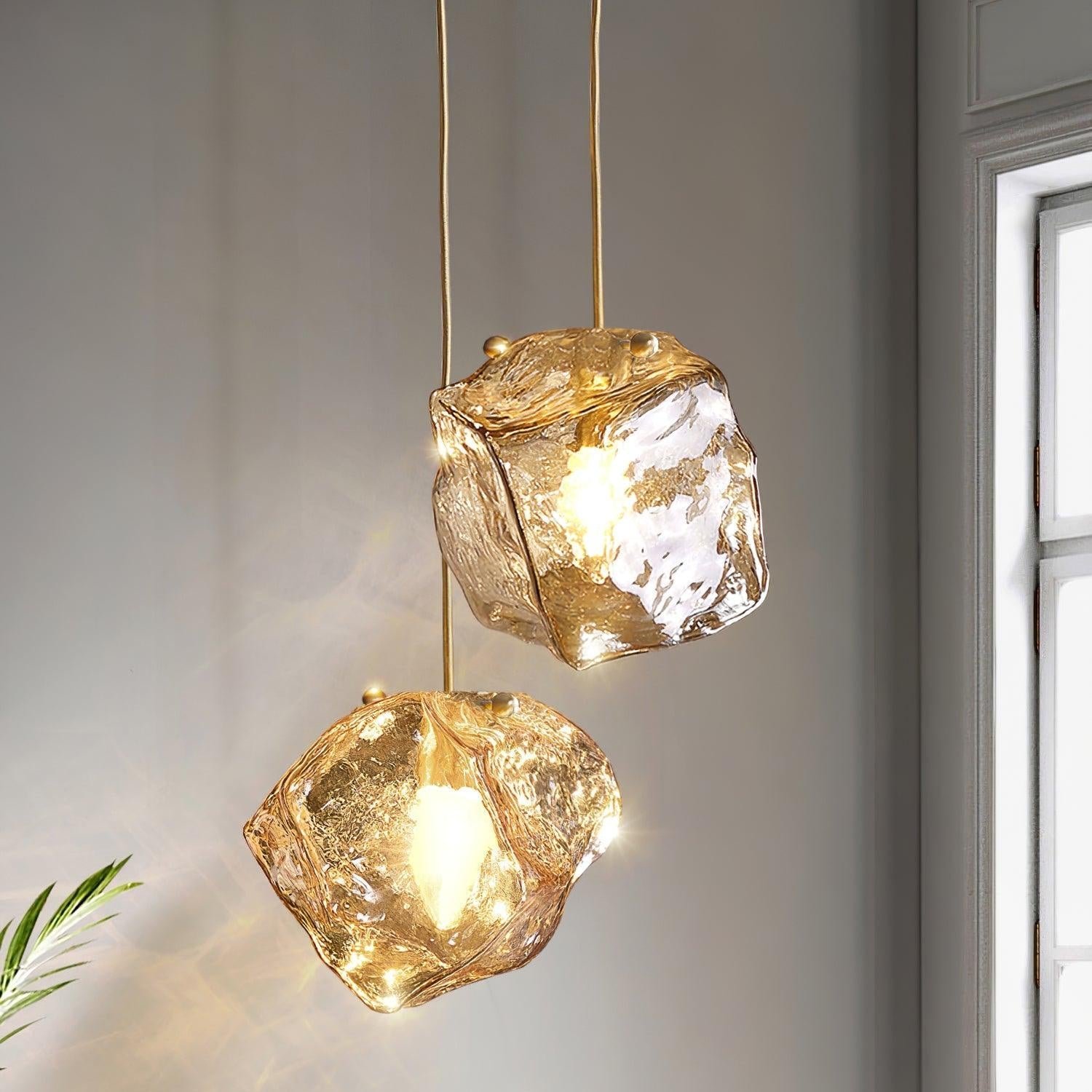 Ice Verre Suspension Luminaire Design - Neutralighting