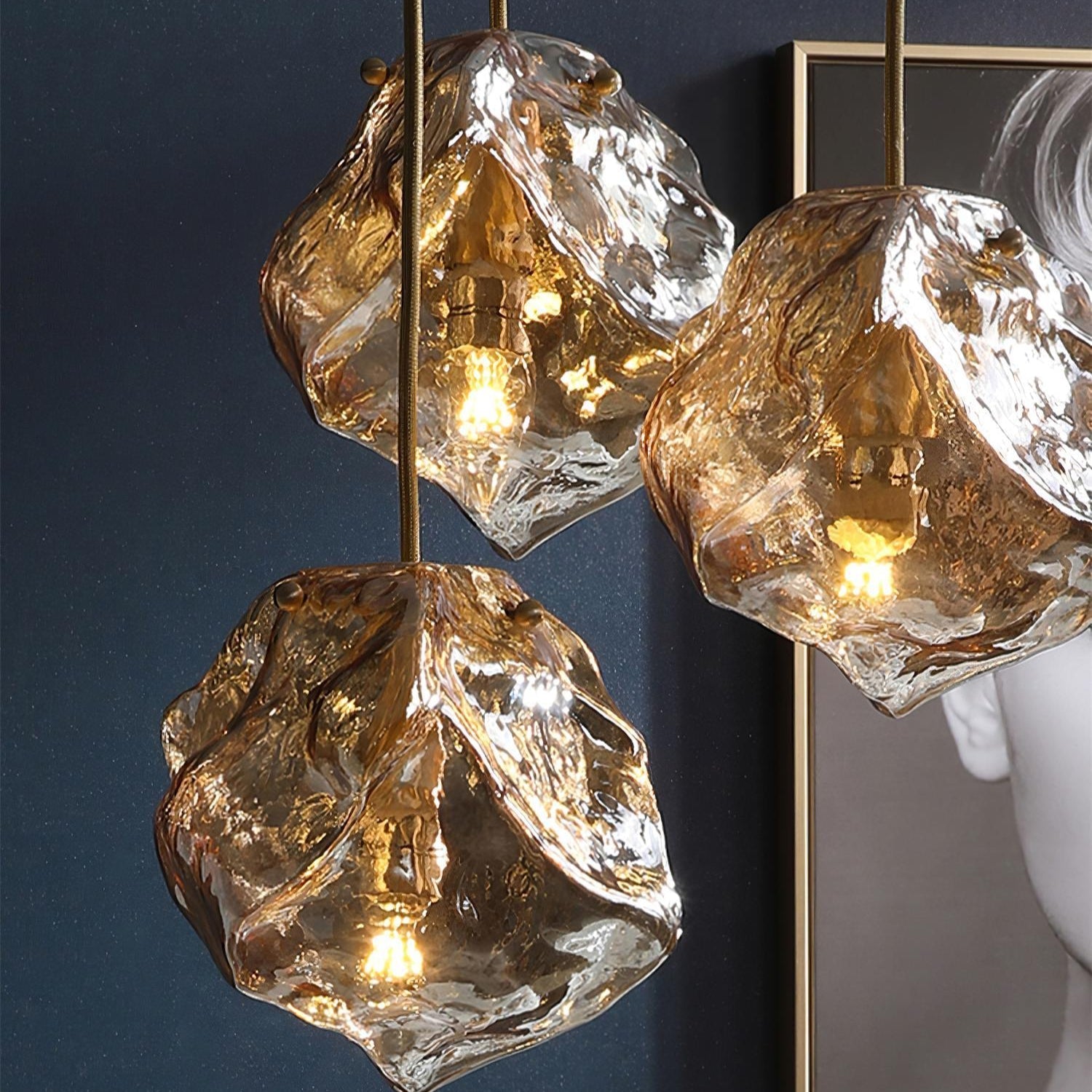 Ice Verre Suspension Luminaire Design - Neutralighting