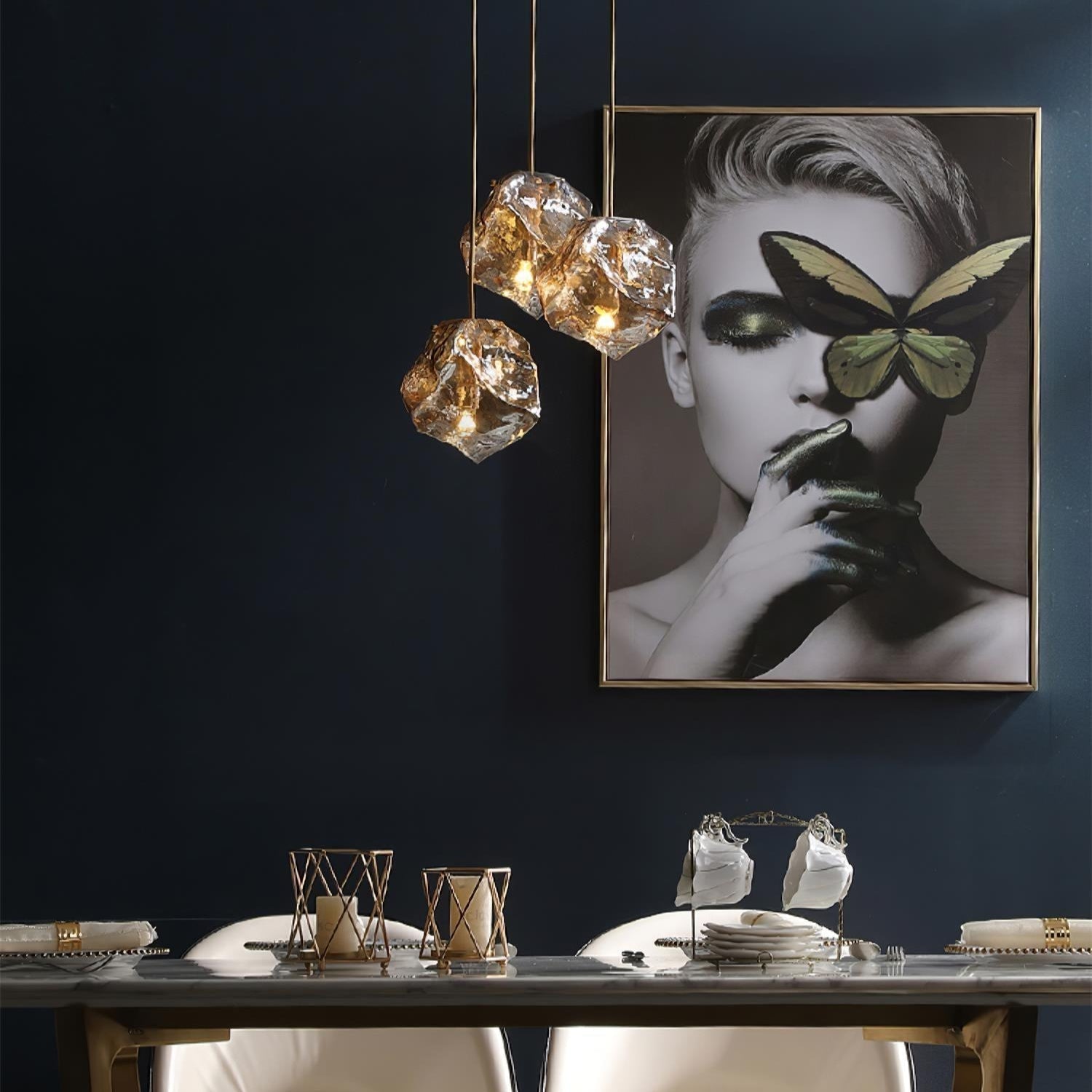 Ice Verre Suspension Luminaire Design - Neutralighting